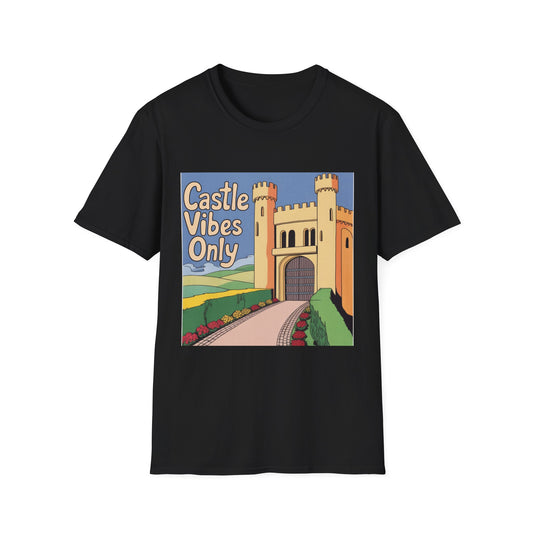 Castle Vibes Unisex T-Shirt, Fun Graphic Tee for Castle Lovers, Casual Wear, Gift for Travelers, Adventure Apparel