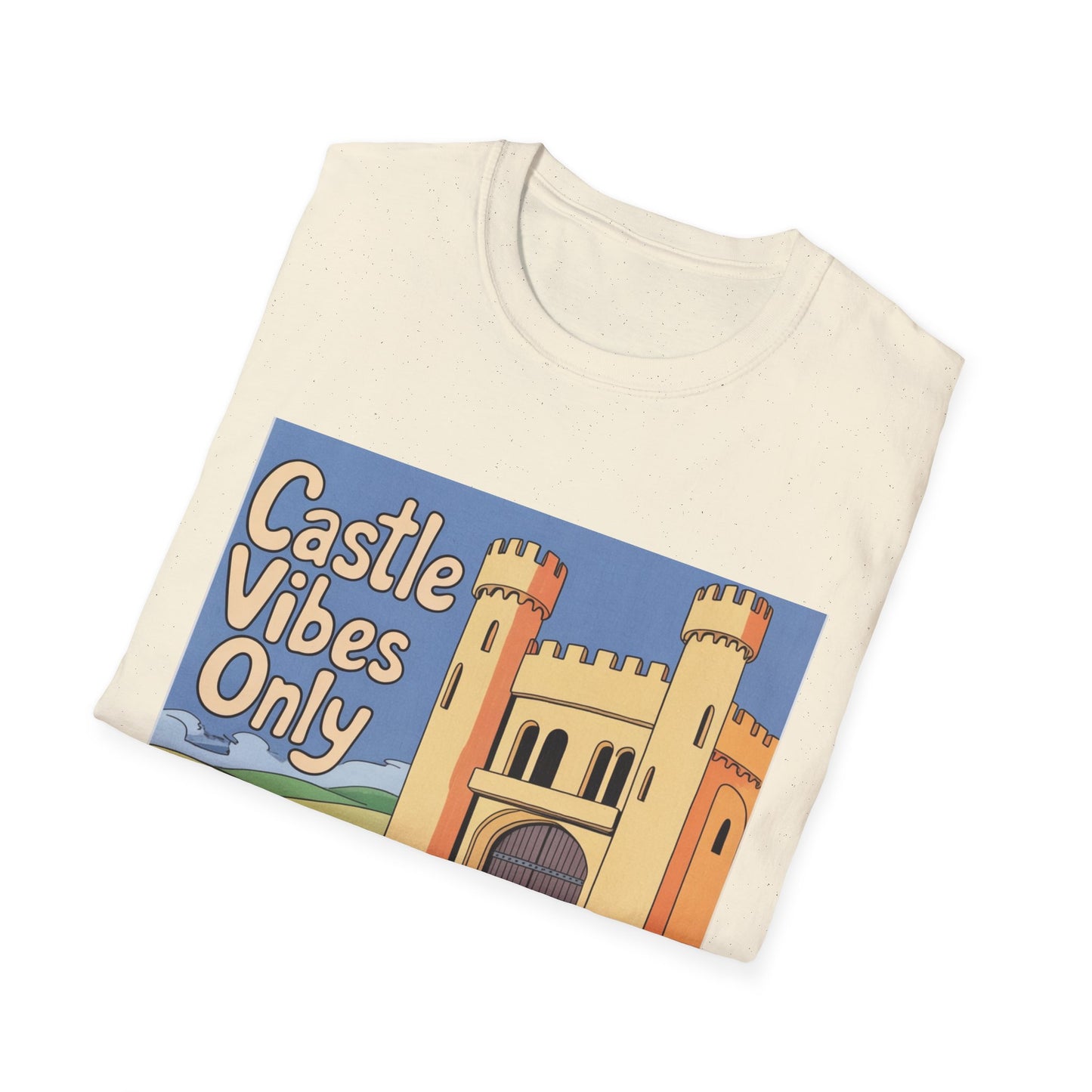 Castle Vibes Unisex T-Shirt, Fun Graphic Tee for Castle Lovers, Casual Wear, Gift for Travelers, Adventure Apparel