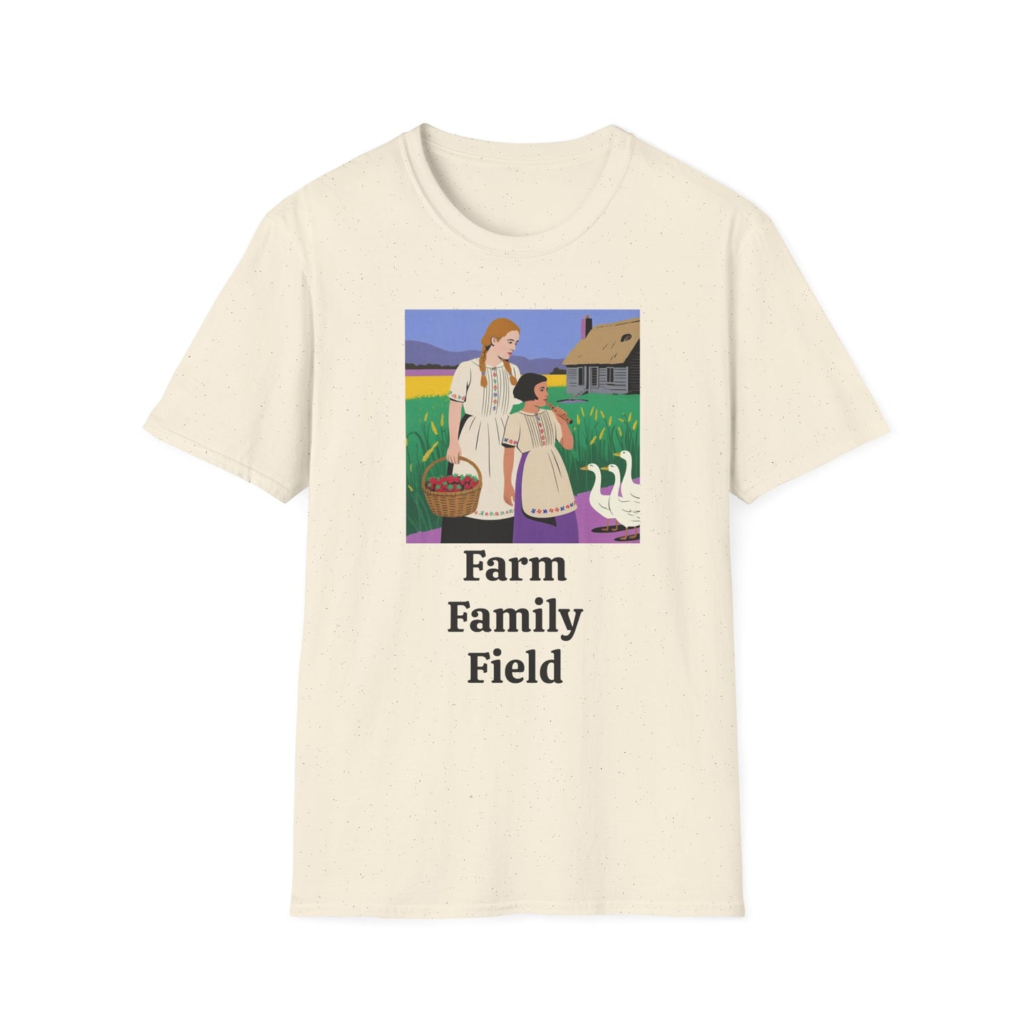 Farm Family T-Shirt, Unisex Softstyle Tee, Country Life Apparel, Gift for Farmers, Casual Wear, Family Gathering Outfit