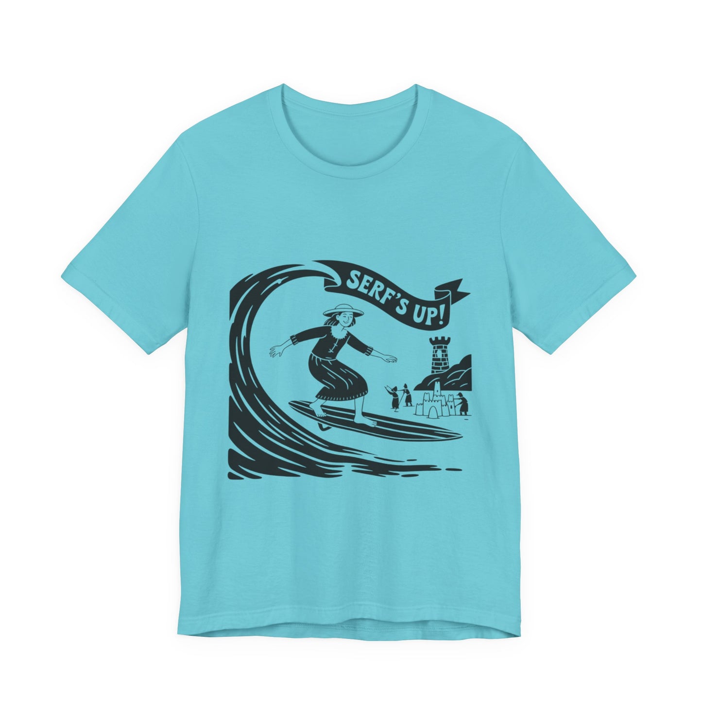 Surf's Up Unisex Tee - Perfect for Beach Days, Summer Parties, Surfing Enthusiasts, Casual Outings, Vacation Vibes