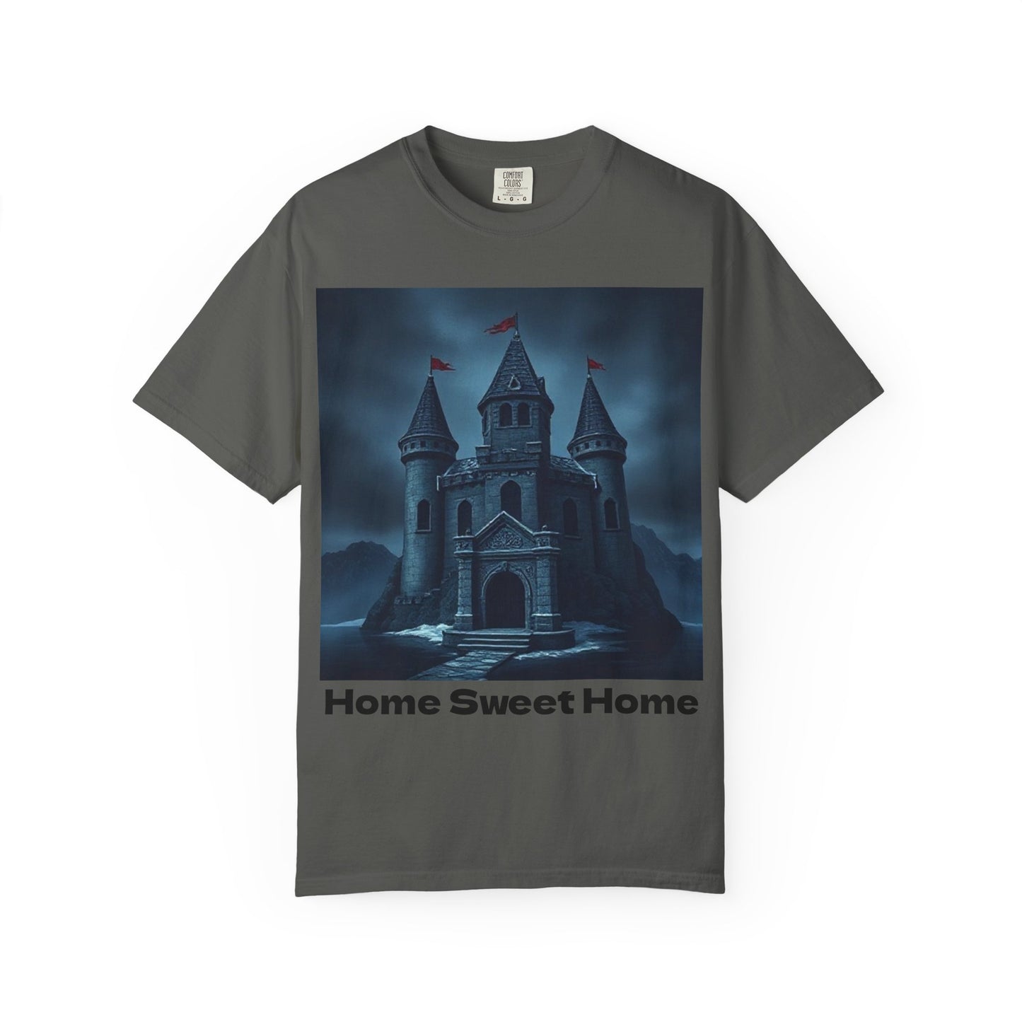 Home Sweet Home Castle T-Shirt | Cozy Unisex Tee | Fantasy Lover Gift, Housewarming Shirt, Casual Wear, Family Reunion