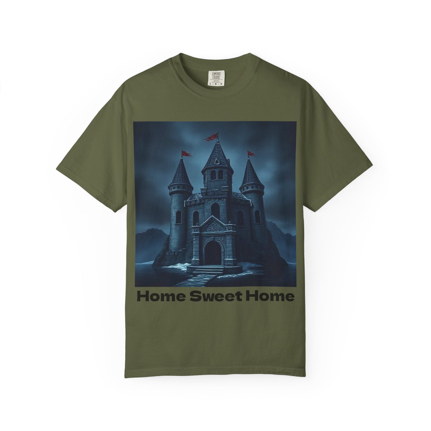 Home Sweet Home Castle T-Shirt | Cozy Unisex Tee | Fantasy Lover Gift, Housewarming Shirt, Casual Wear, Family Reunion
