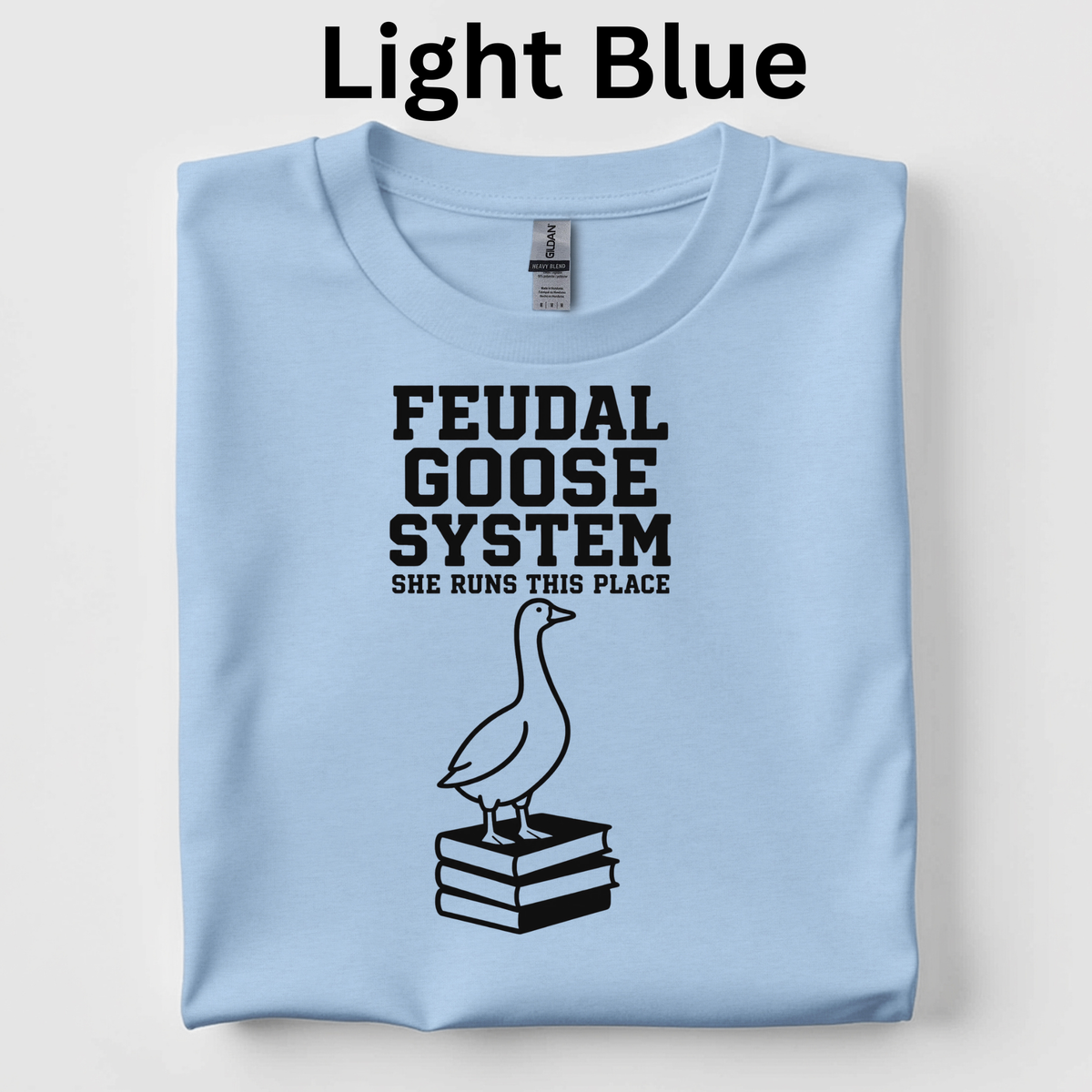 Feudal Goose System Teacher Shirt | Funny Medieval Goose T-Shirt | Feudalism History Classroom Tee