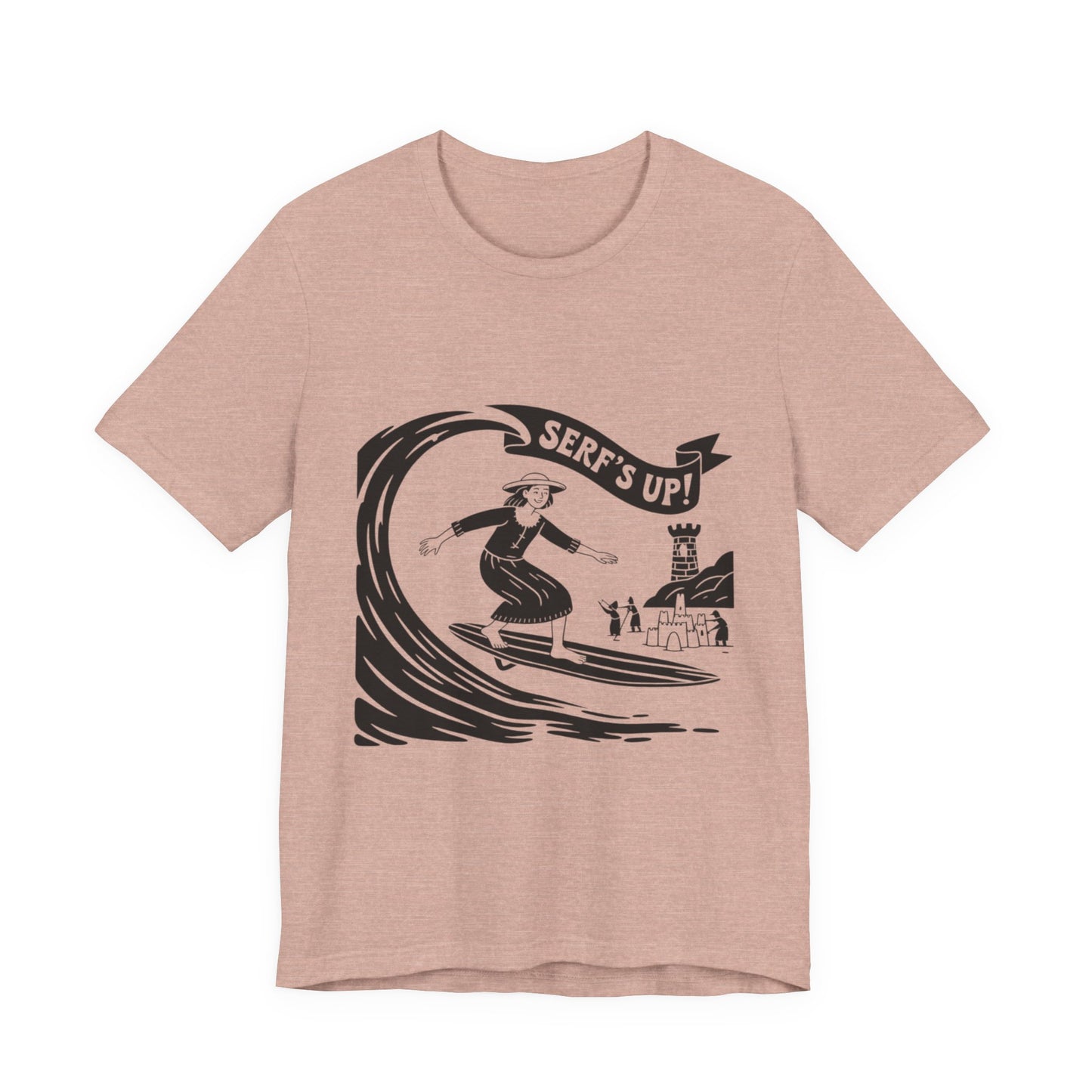 Surf's Up Unisex Tee - Perfect for Beach Days, Summer Parties, Surfing Enthusiasts, Casual Outings, Vacation Vibes