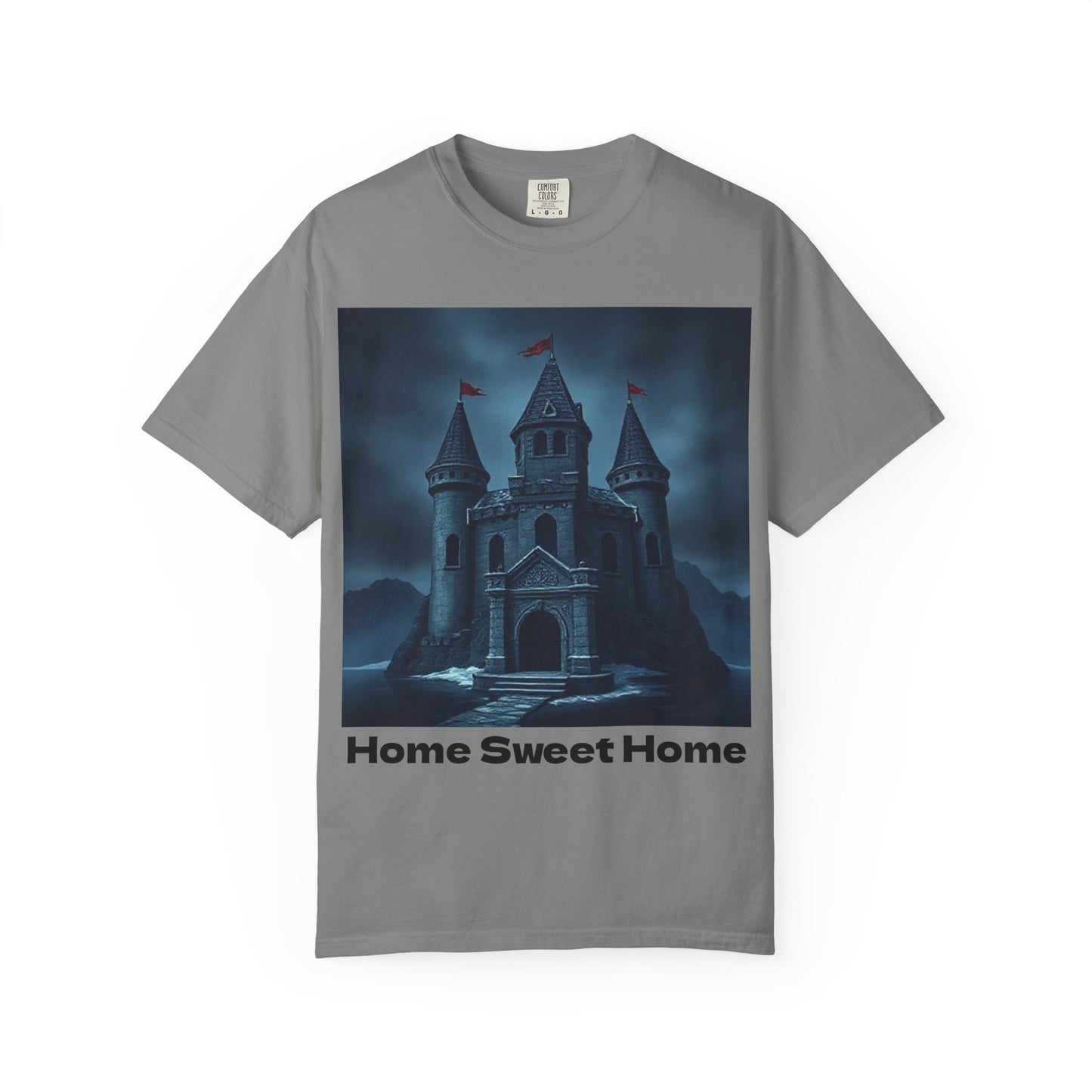Home Sweet Home Castle T-Shirt | Cozy Unisex Tee | Fantasy Lover Gift, Housewarming Shirt, Casual Wear, Family Reunion