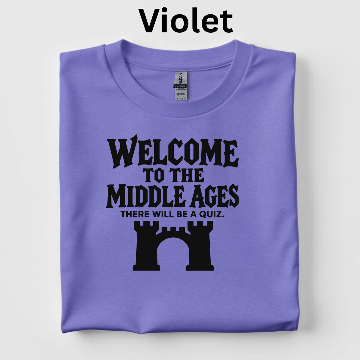Welcome to the Middle Ages Teacher Shirt | Funny Medieval History T-Shirt | Fourth-Grade Classroom Tee