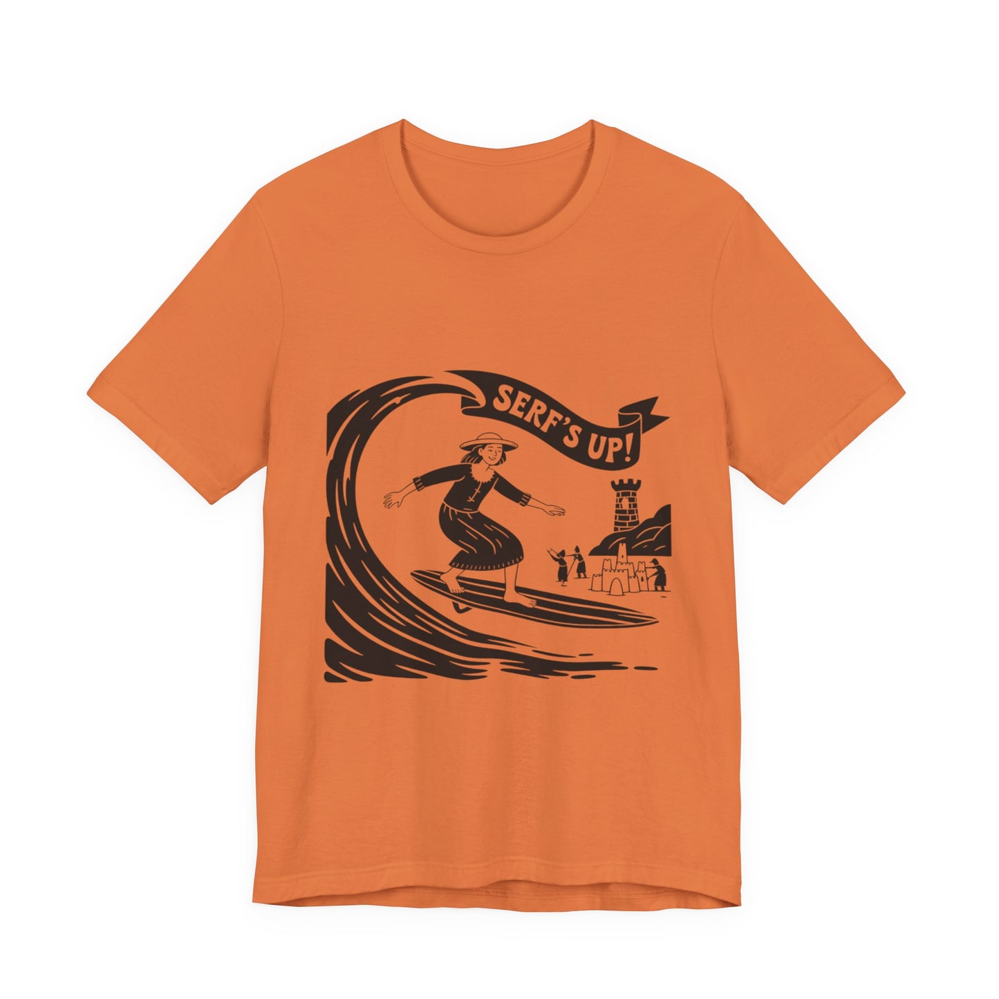 Surf's Up Unisex Tee - Perfect for Beach Days, Summer Parties, Surfing Enthusiasts, Casual Outings, Vacation Vibes