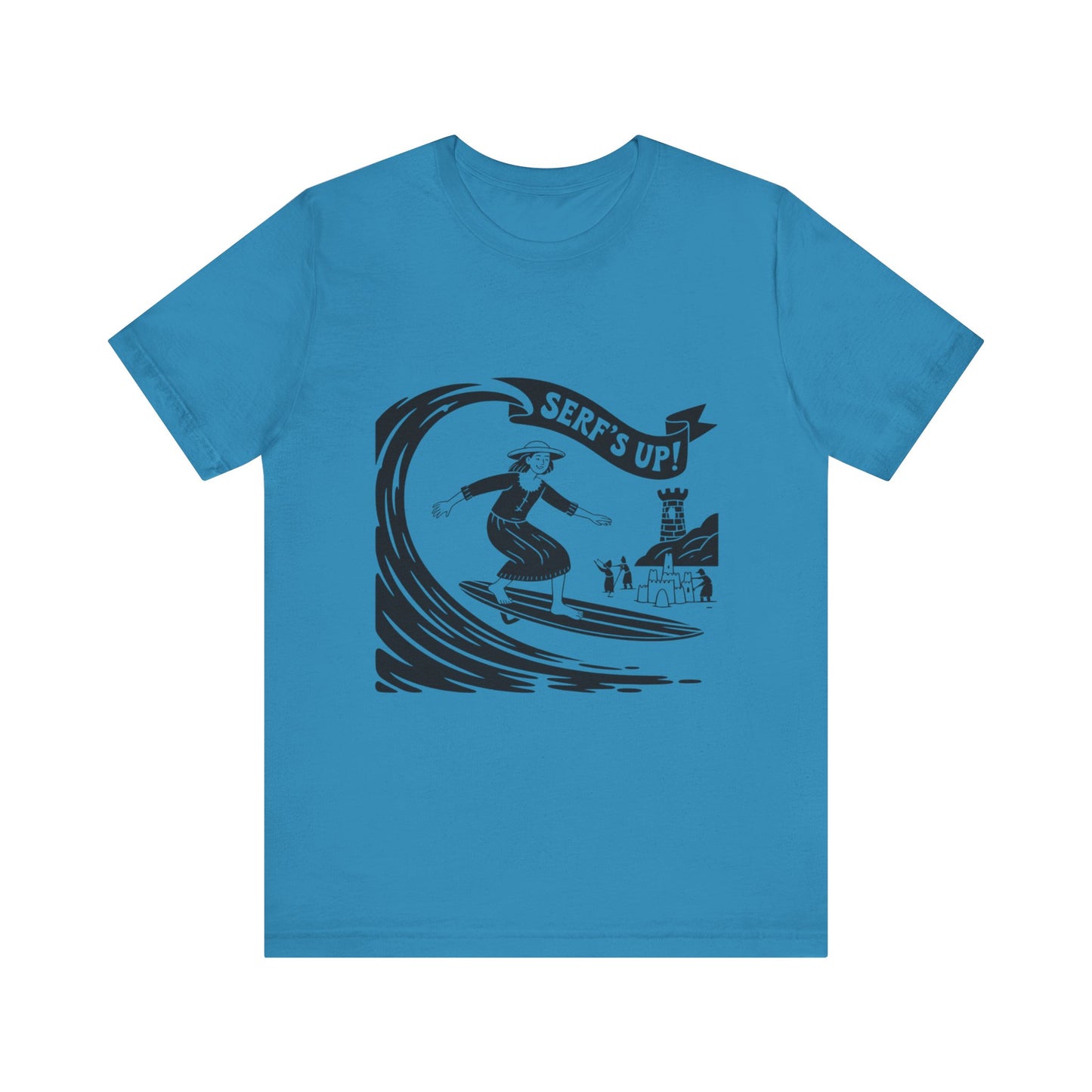 Surf's Up Unisex Tee - Perfect for Beach Days, Summer Parties, Surfing Enthusiasts, Casual Outings, Vacation Vibes