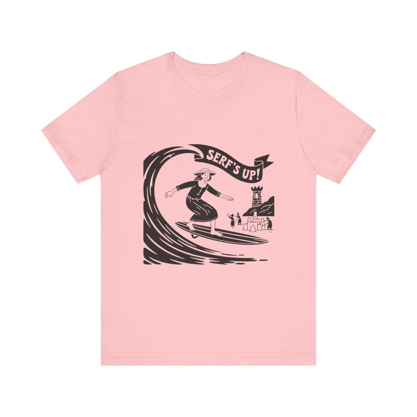Surf's Up Unisex Tee - Perfect for Beach Days, Summer Parties, Surfing Enthusiasts, Casual Outings, Vacation Vibes