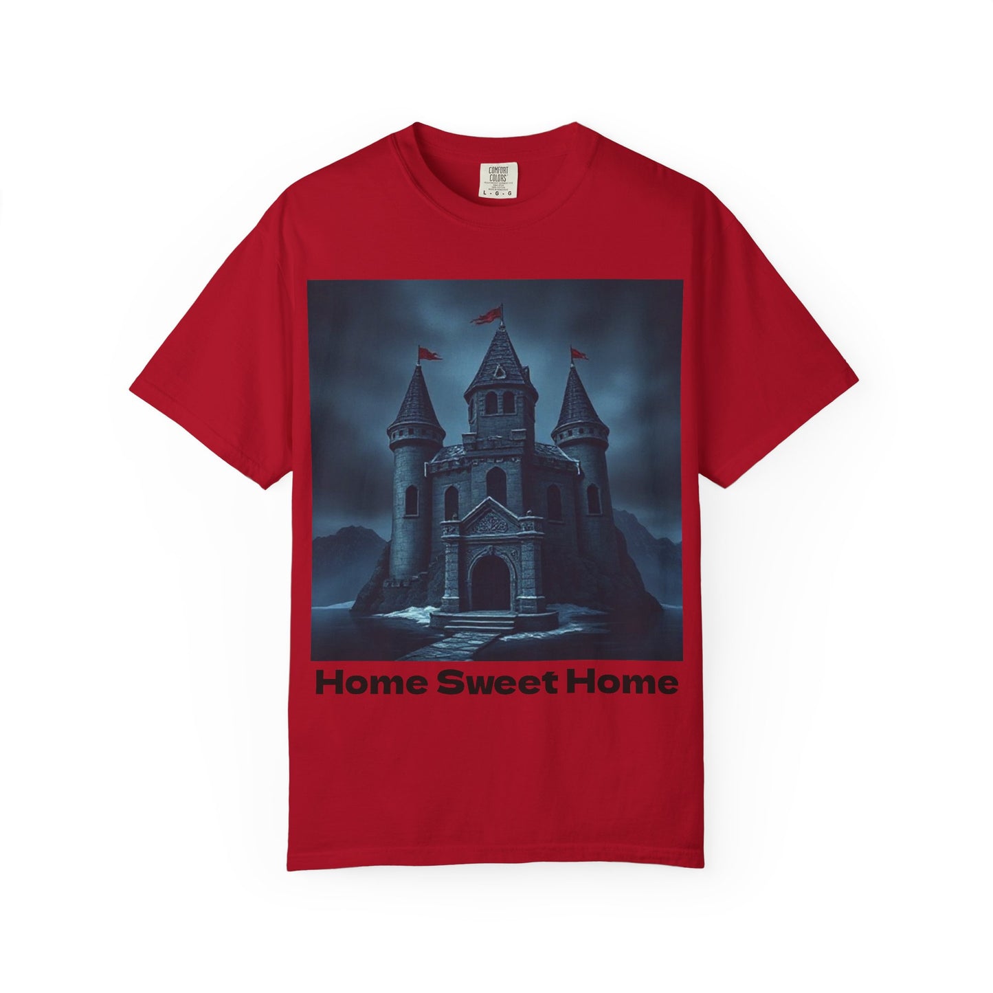 Home Sweet Home Castle T-Shirt | Cozy Unisex Tee | Fantasy Lover Gift, Housewarming Shirt, Casual Wear, Family Reunion