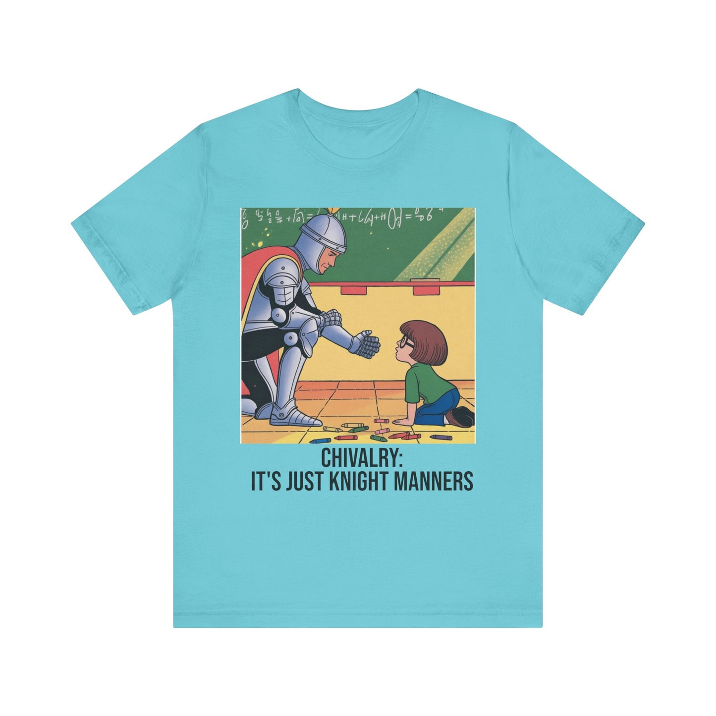 Chivalry Knight T-Shirt, Fun Graphic Tee, Unisex Casual Top, Gift for Gamers, Unique Humor Apparel, Funny Outfit for Friends