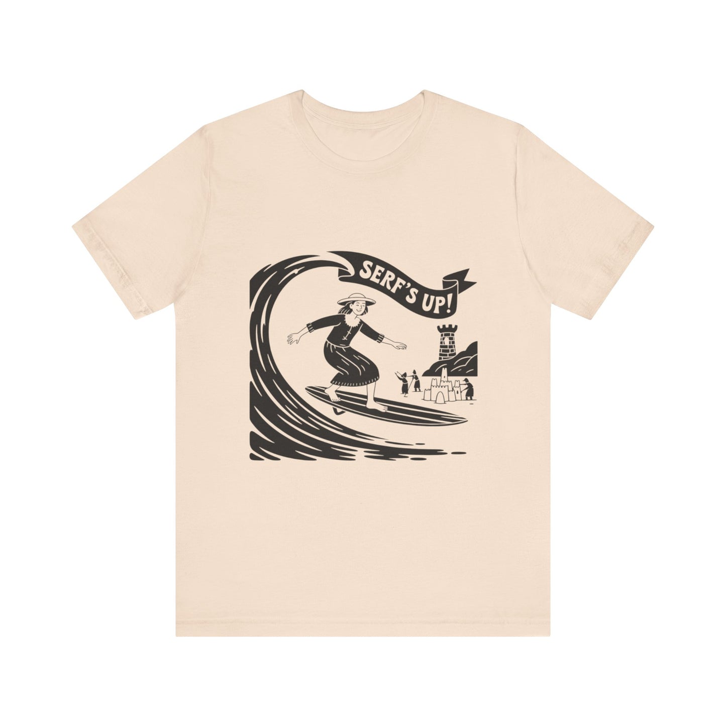 Surf's Up Unisex Tee - Perfect for Beach Days, Summer Parties, Surfing Enthusiasts, Casual Outings, Vacation Vibes
