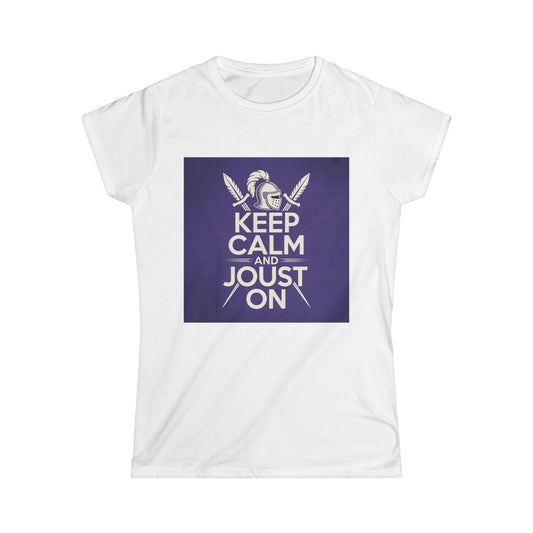Women's Motivational Tee, Keep Calm T-Shirt, Gifts for Warriors, Casual Wear, Great for Events, Inspirational Fashion