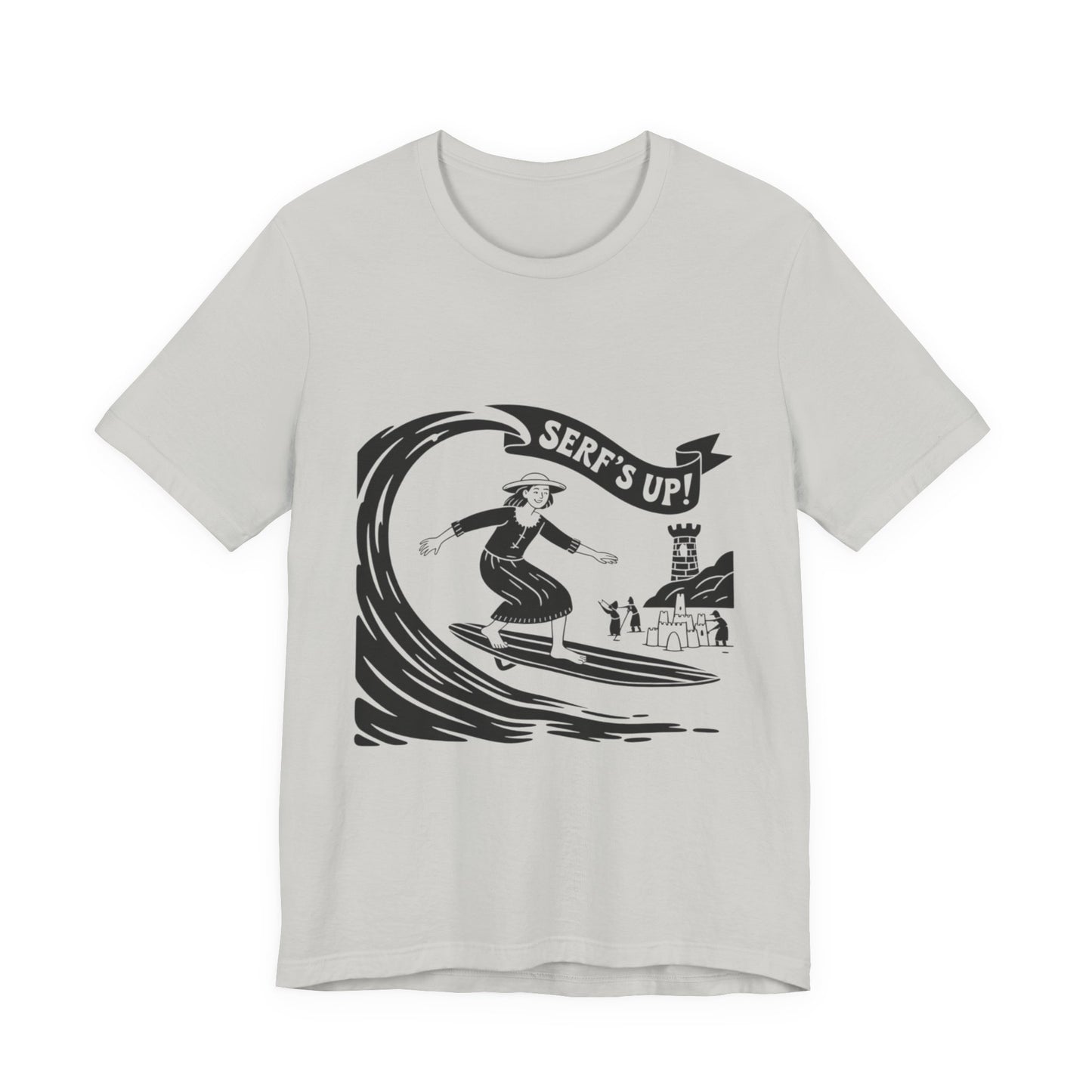 Surf's Up Unisex Tee - Perfect for Beach Days, Summer Parties, Surfing Enthusiasts, Casual Outings, Vacation Vibes