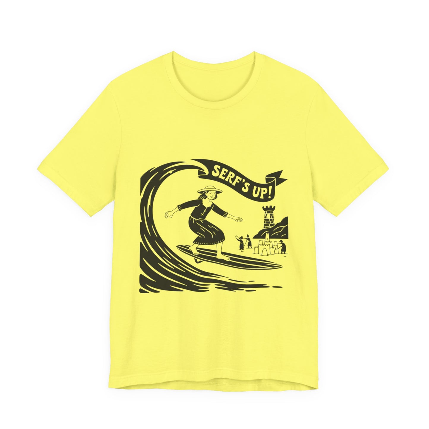 Surf's Up Unisex Tee - Perfect for Beach Days, Summer Parties, Surfing Enthusiasts, Casual Outings, Vacation Vibes