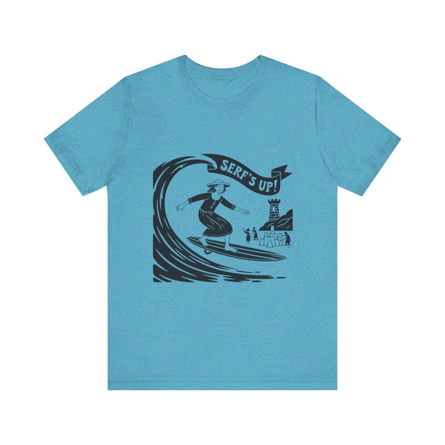 Surf's Up Unisex Tee - Perfect for Beach Days, Summer Parties, Surfing Enthusiasts, Casual Outings, Vacation Vibes