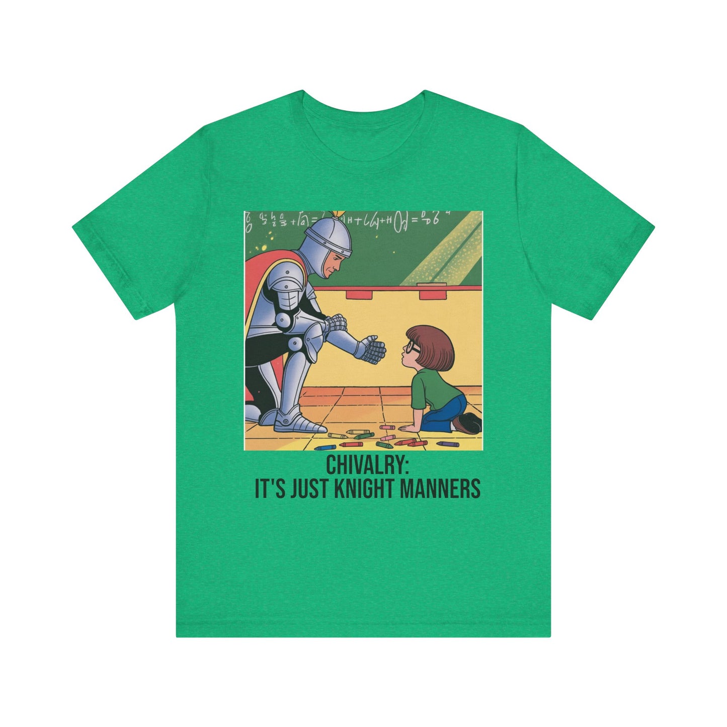 Chivalry Knight T-Shirt, Fun Graphic Tee, Unisex Casual Top, Gift for Gamers, Unique Humor Apparel, Funny Outfit for Friends