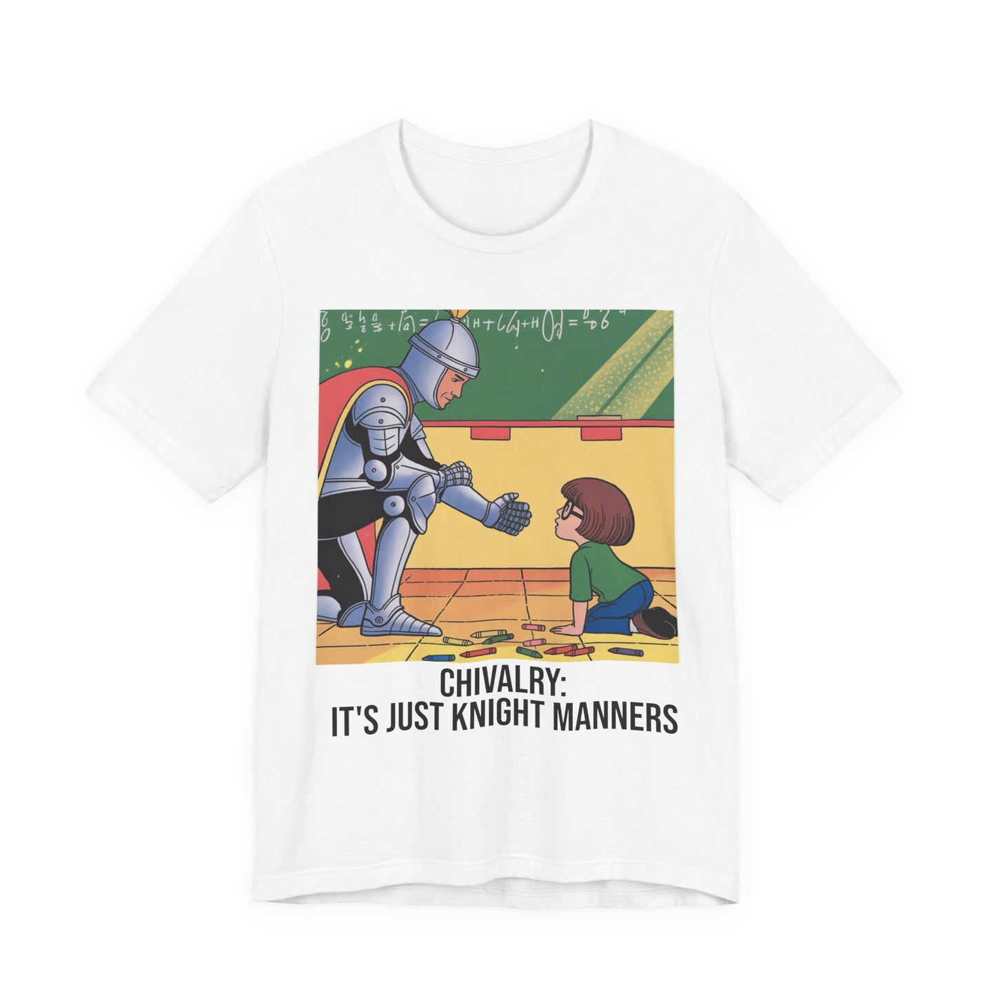 Chivalry Knight T-Shirt, Fun Graphic Tee, Unisex Casual Top, Gift for Gamers, Unique Humor Apparel, Funny Outfit for Friends