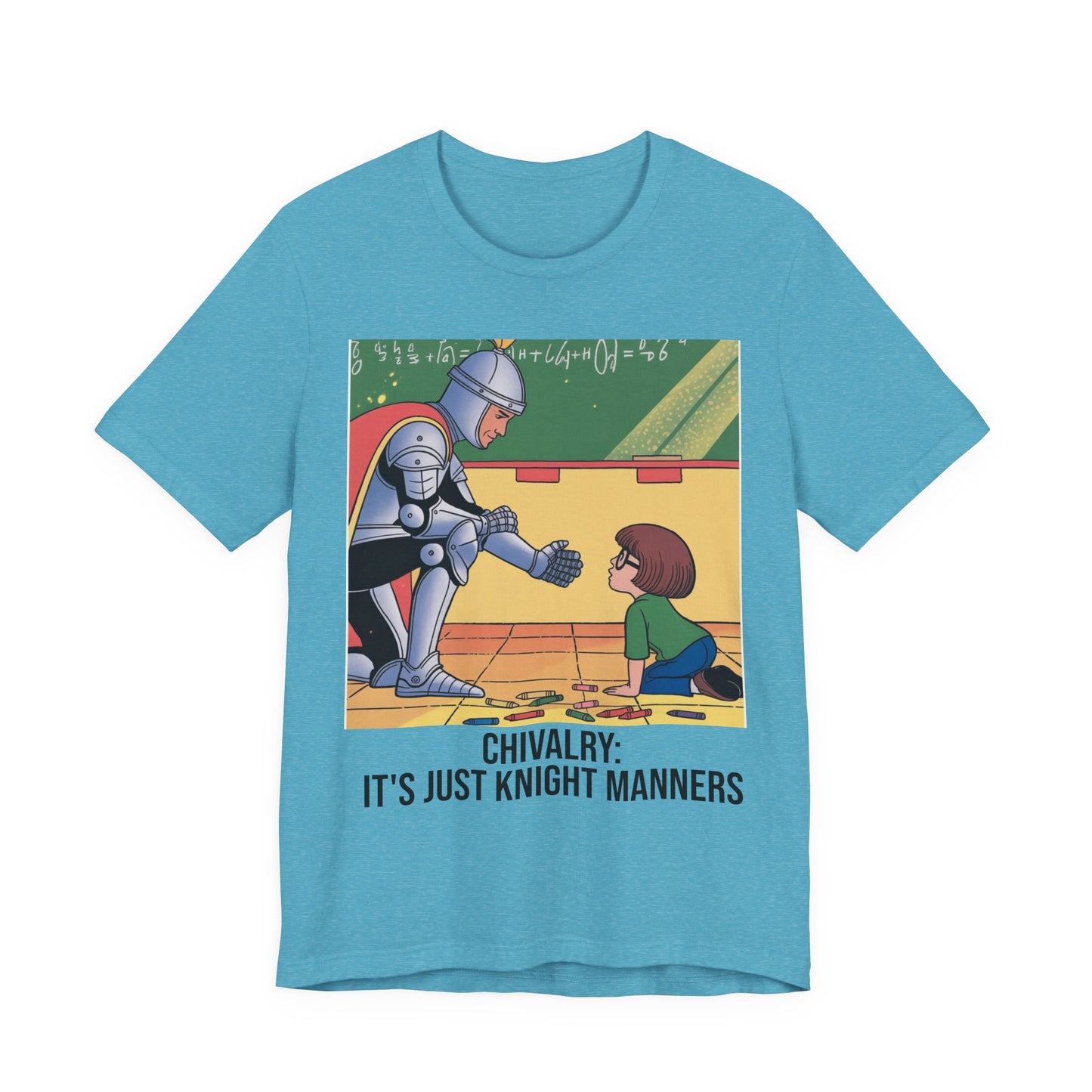 Chivalry Knight T-Shirt, Fun Graphic Tee, Unisex Casual Top, Gift for Gamers, Unique Humor Apparel, Funny Outfit for Friends