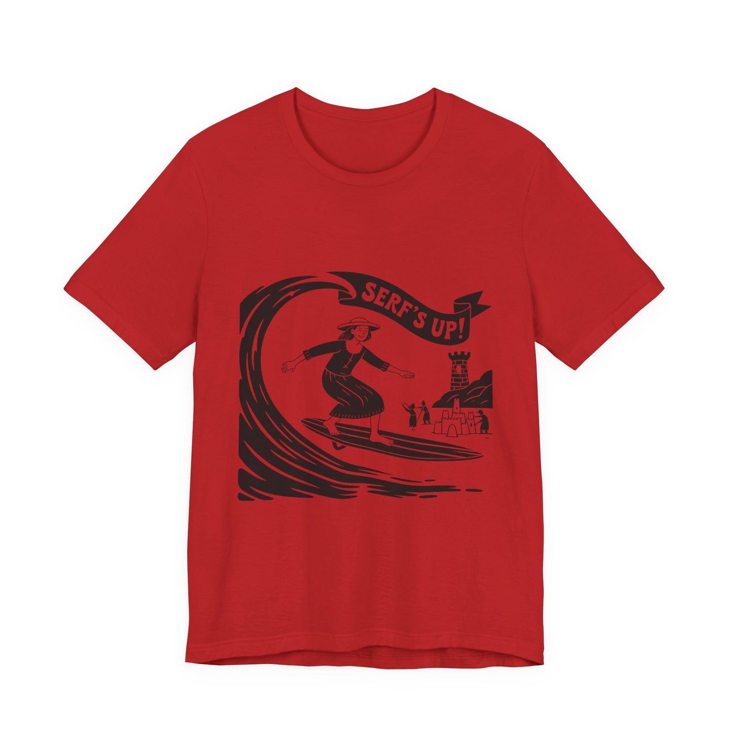 Surf's Up Unisex Tee - Perfect for Beach Days, Summer Parties, Surfing Enthusiasts, Casual Outings, Vacation Vibes