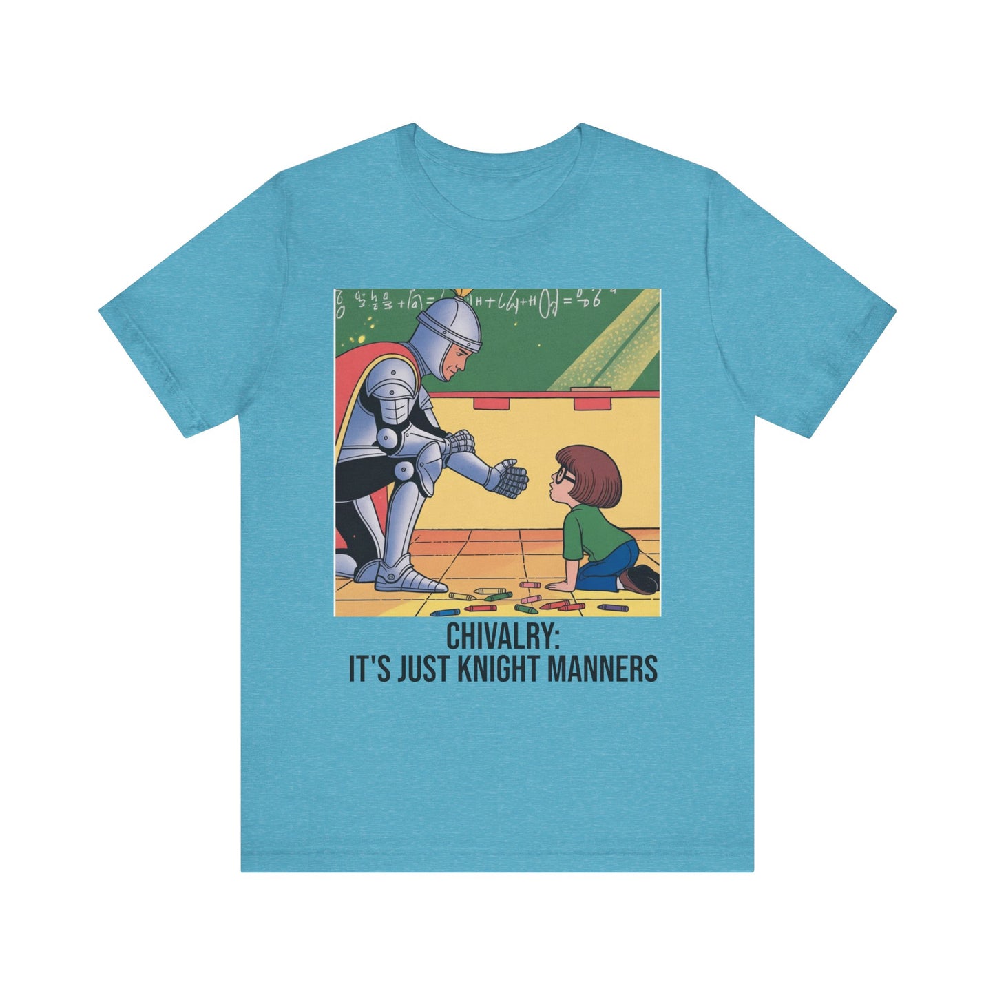 Chivalry Knight T-Shirt, Fun Graphic Tee, Unisex Casual Top, Gift for Gamers, Unique Humor Apparel, Funny Outfit for Friends