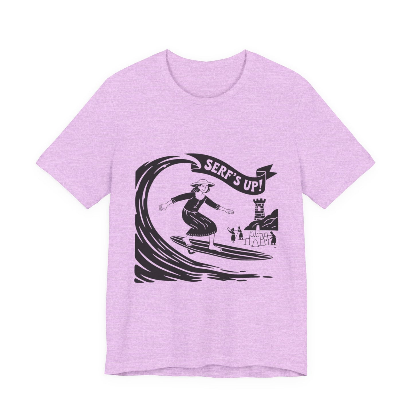 Surf's Up Unisex Tee - Perfect for Beach Days, Summer Parties, Surfing Enthusiasts, Casual Outings, Vacation Vibes