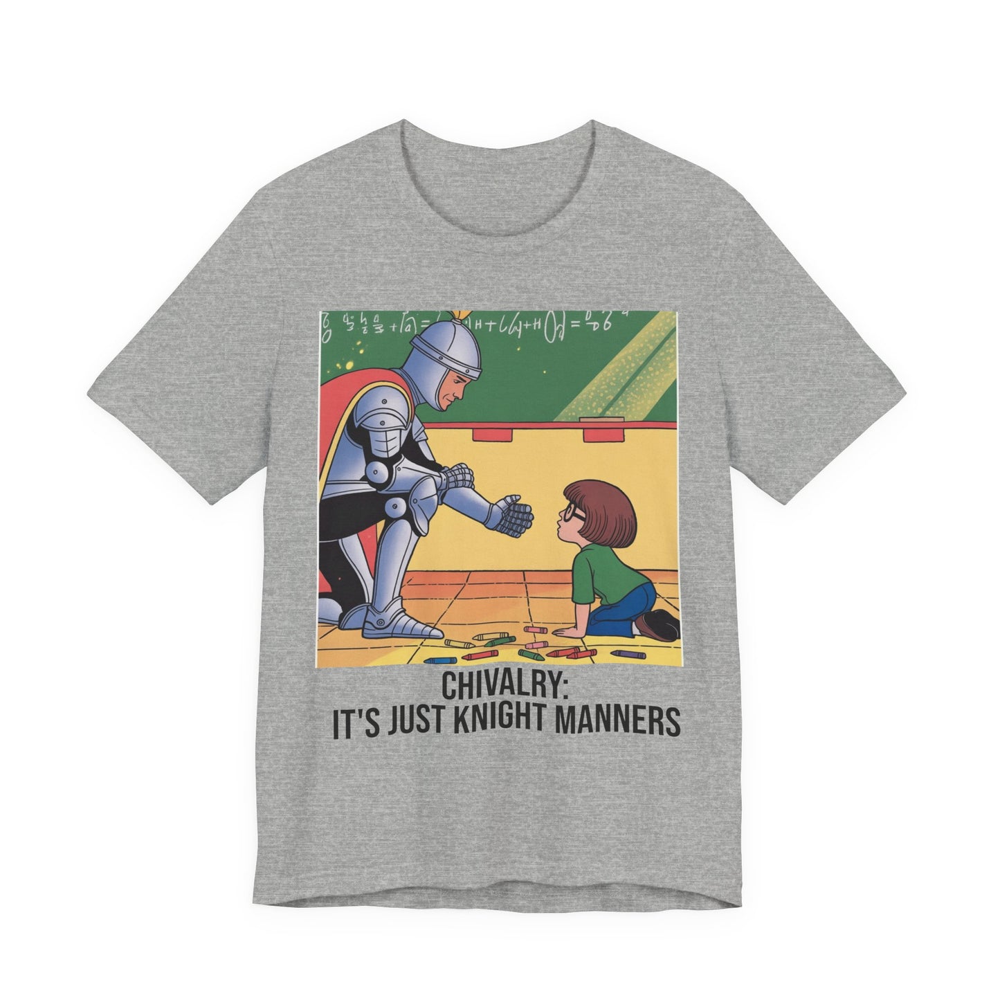 Chivalry Knight T-Shirt, Fun Graphic Tee, Unisex Casual Top, Gift for Gamers, Unique Humor Apparel, Funny Outfit for Friends