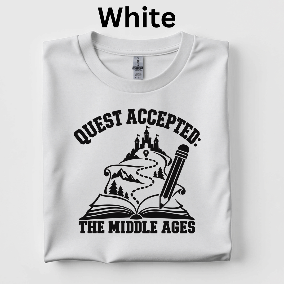 Quest Accepted: The Middle Ages T-Shirt – CKLA Grade 4 Teacher Tee