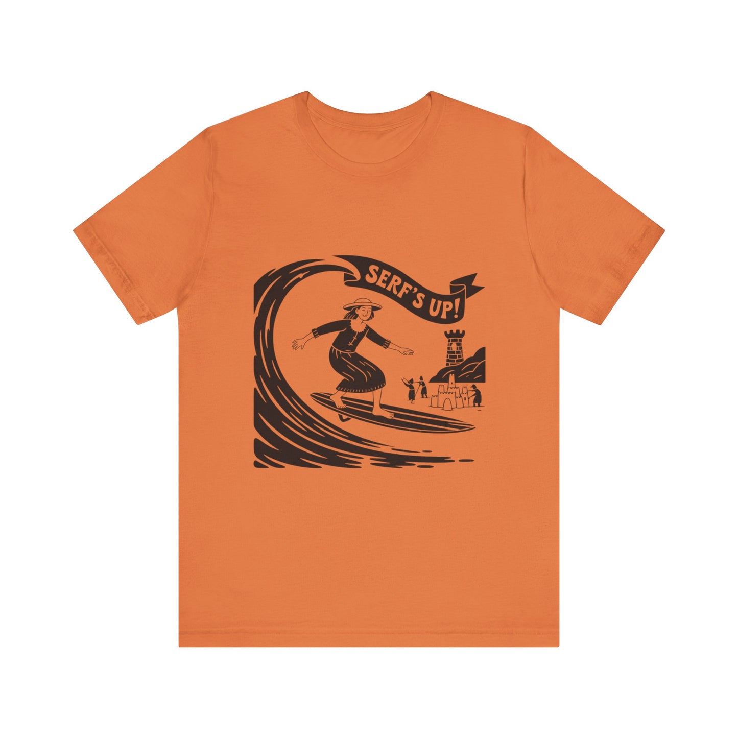 Surf's Up Unisex Tee - Perfect for Beach Days, Summer Parties, Surfing Enthusiasts, Casual Outings, Vacation Vibes