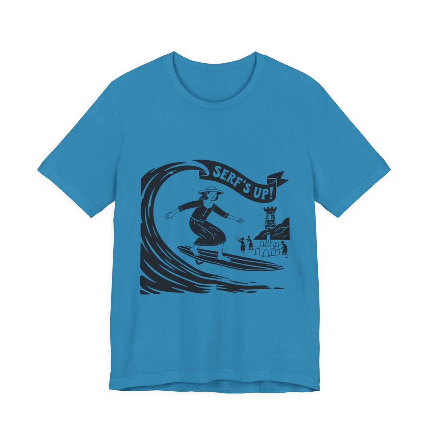 Surf's Up Unisex Tee - Perfect for Beach Days, Summer Parties, Surfing Enthusiasts, Casual Outings, Vacation Vibes