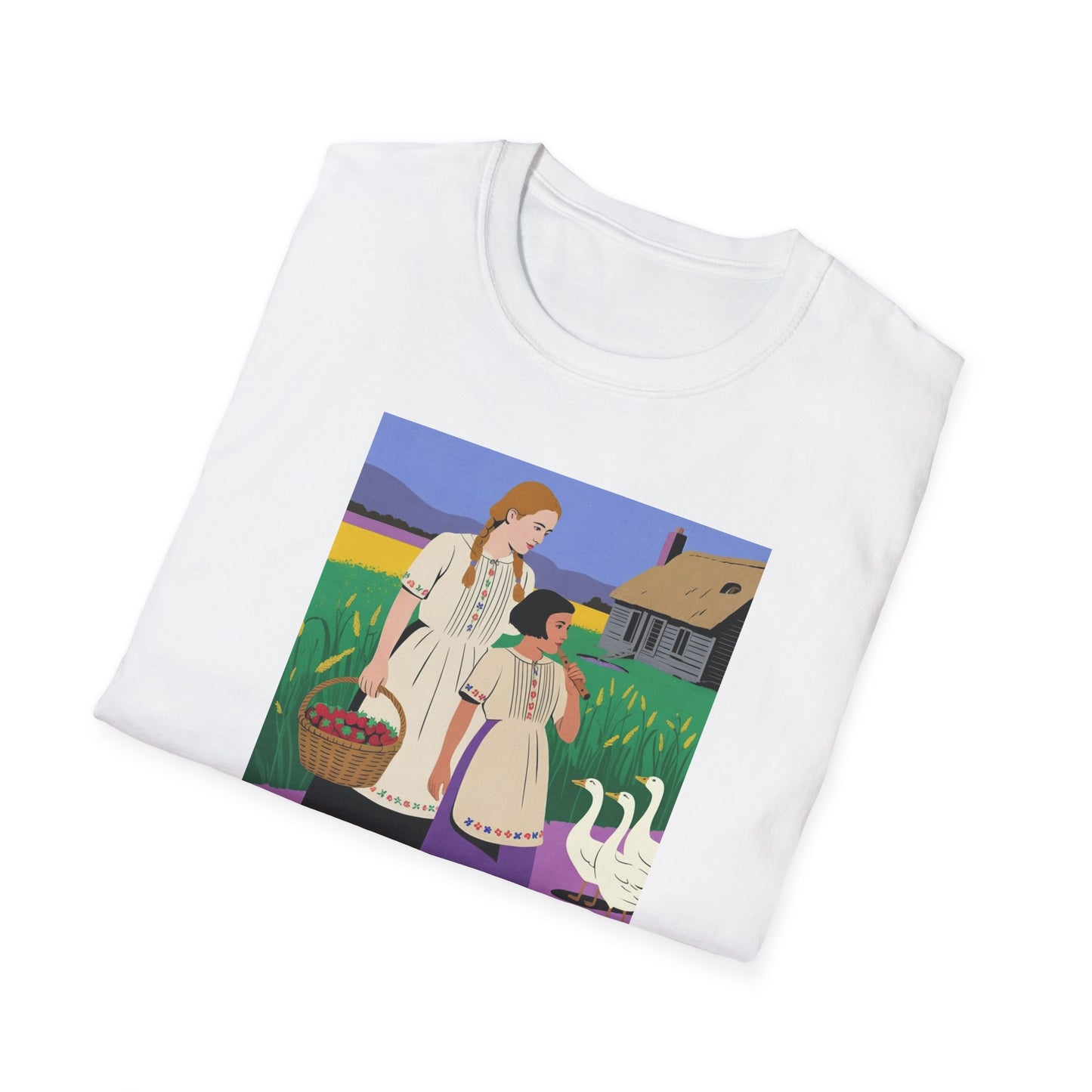 Farm Family T-Shirt, Unisex Softstyle Tee, Country Life Apparel, Gift for Farmers, Casual Wear, Family Gathering Outfit