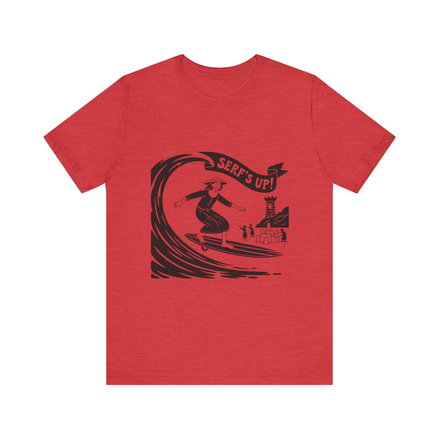 Surf's Up Unisex Tee - Perfect for Beach Days, Summer Parties, Surfing Enthusiasts, Casual Outings, Vacation Vibes