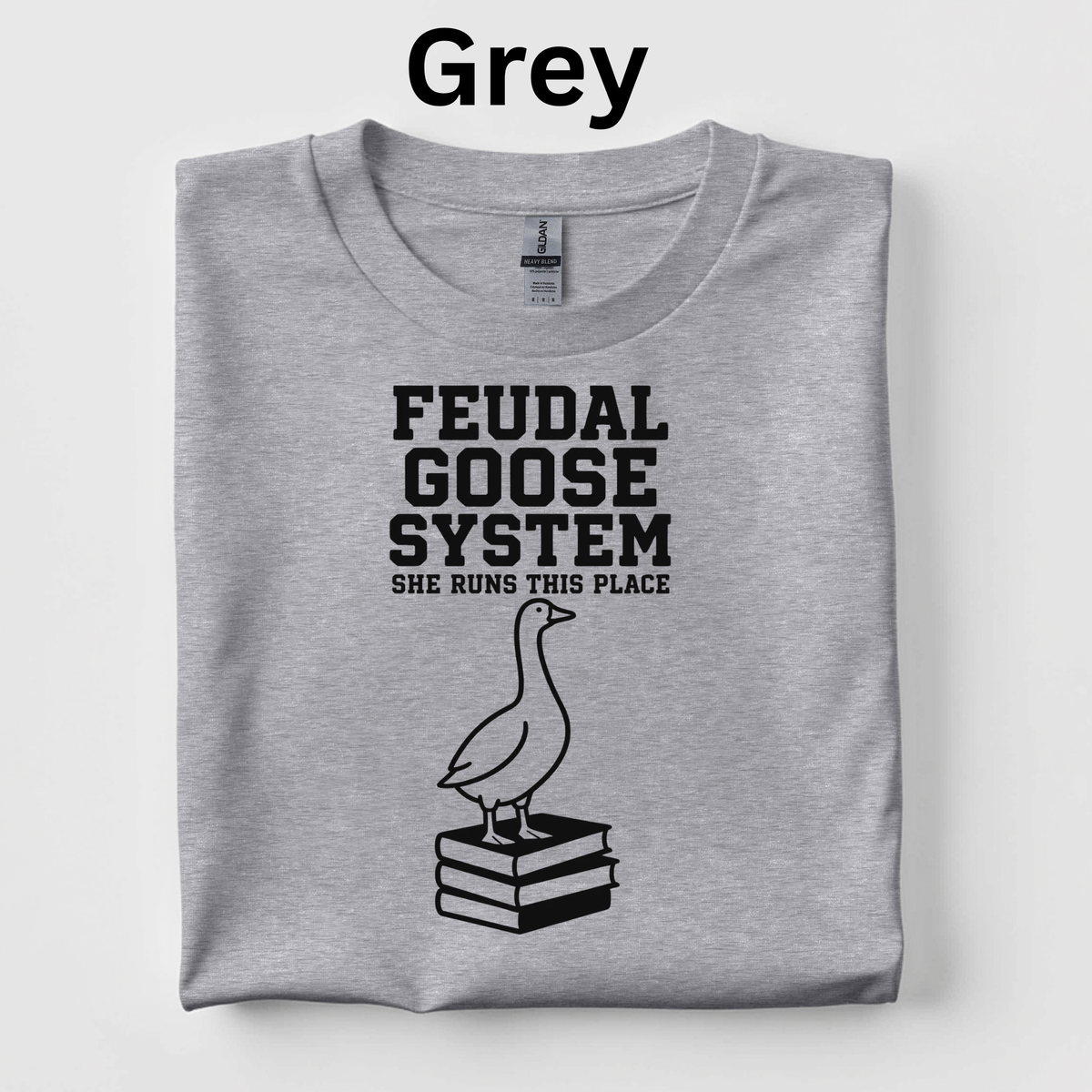 Feudal Goose System Teacher Shirt | Funny Medieval Goose T-Shirt | Feudalism History Classroom Tee