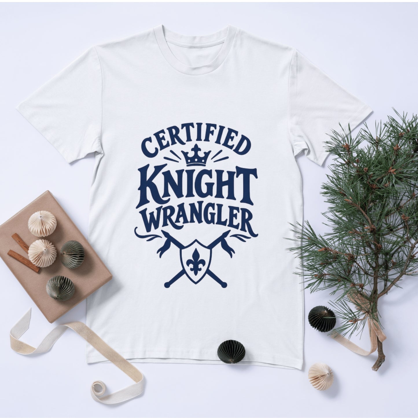 "Certified Knight Wrangler Shirt ~ Vinyl Edition ~ Funny Middle Ages Teacher Shirt, Medieval History Unit Gift, 4th Grade Teacher"