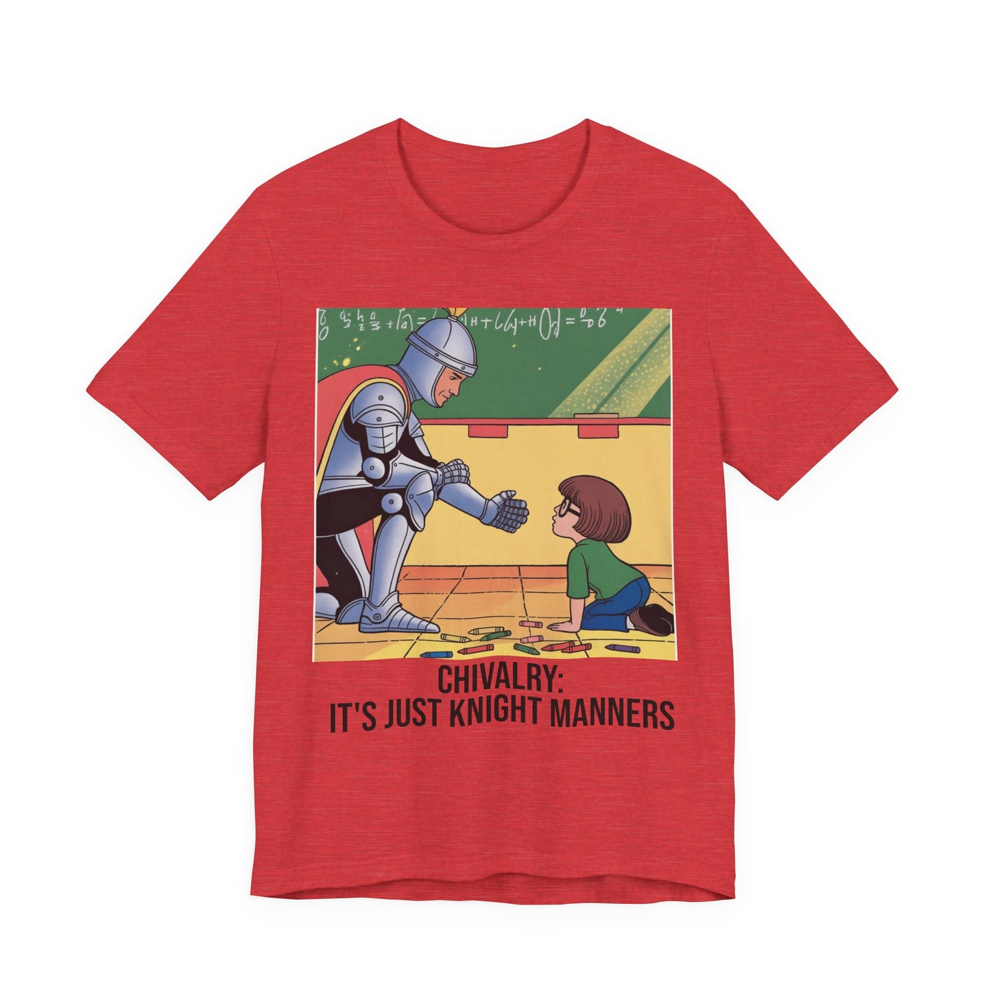 Chivalry Knight T-Shirt, Fun Graphic Tee, Unisex Casual Top, Gift for Gamers, Unique Humor Apparel, Funny Outfit for Friends