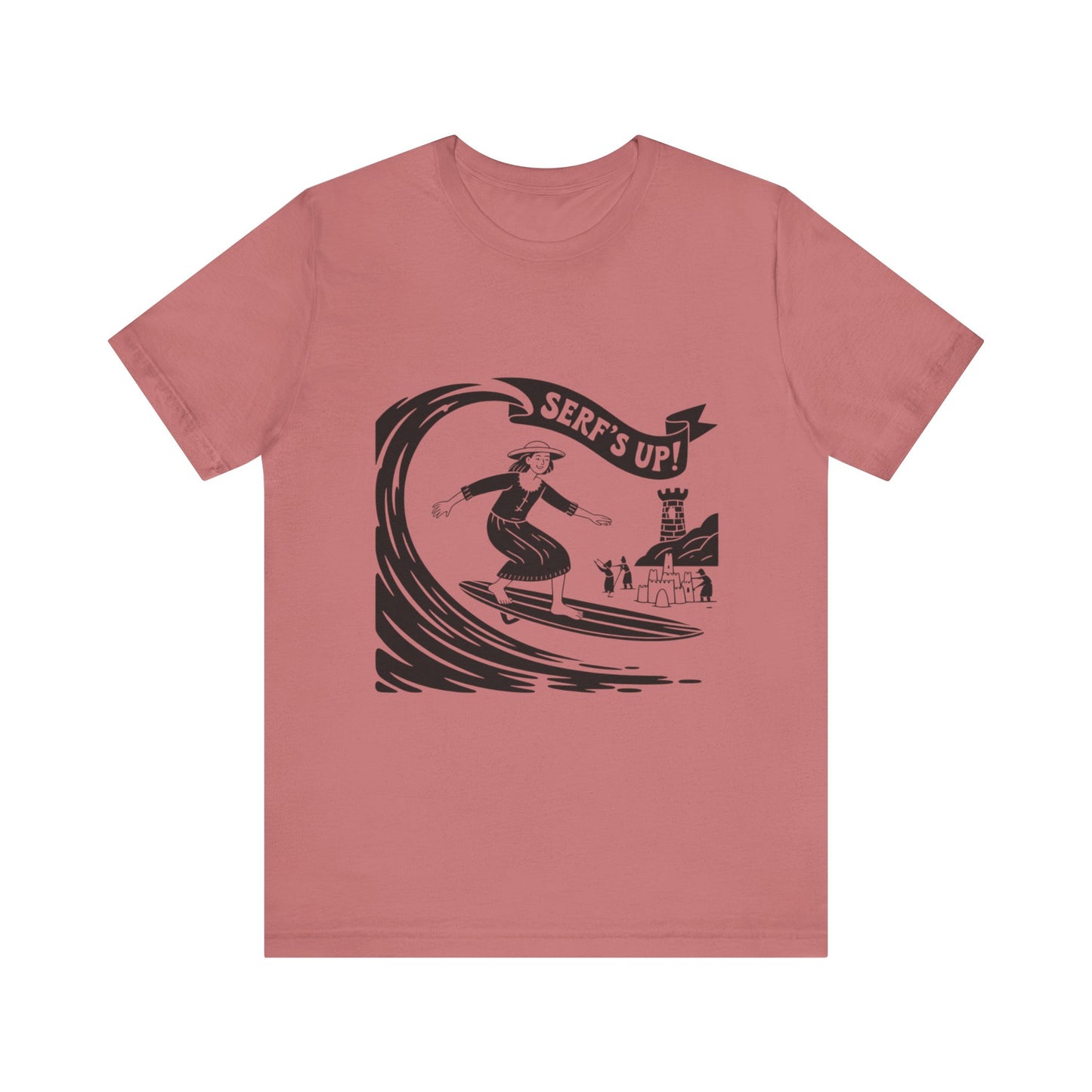 Surf's Up Unisex Tee - Perfect for Beach Days, Summer Parties, Surfing Enthusiasts, Casual Outings, Vacation Vibes