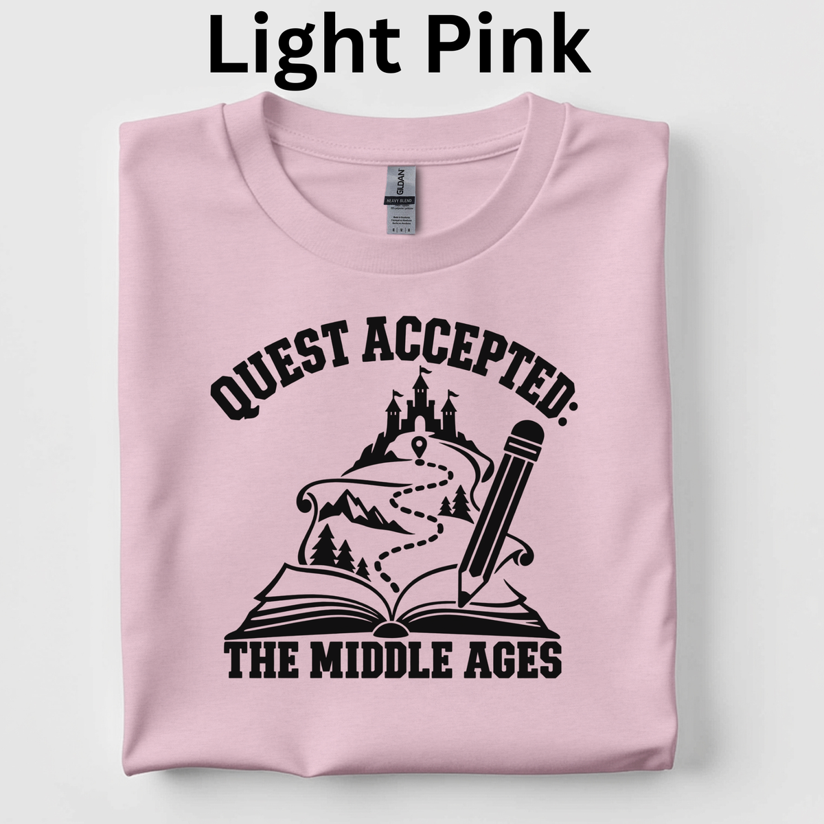 Quest Accepted: The Middle Ages T-Shirt – CKLA Grade 4 Teacher Tee
