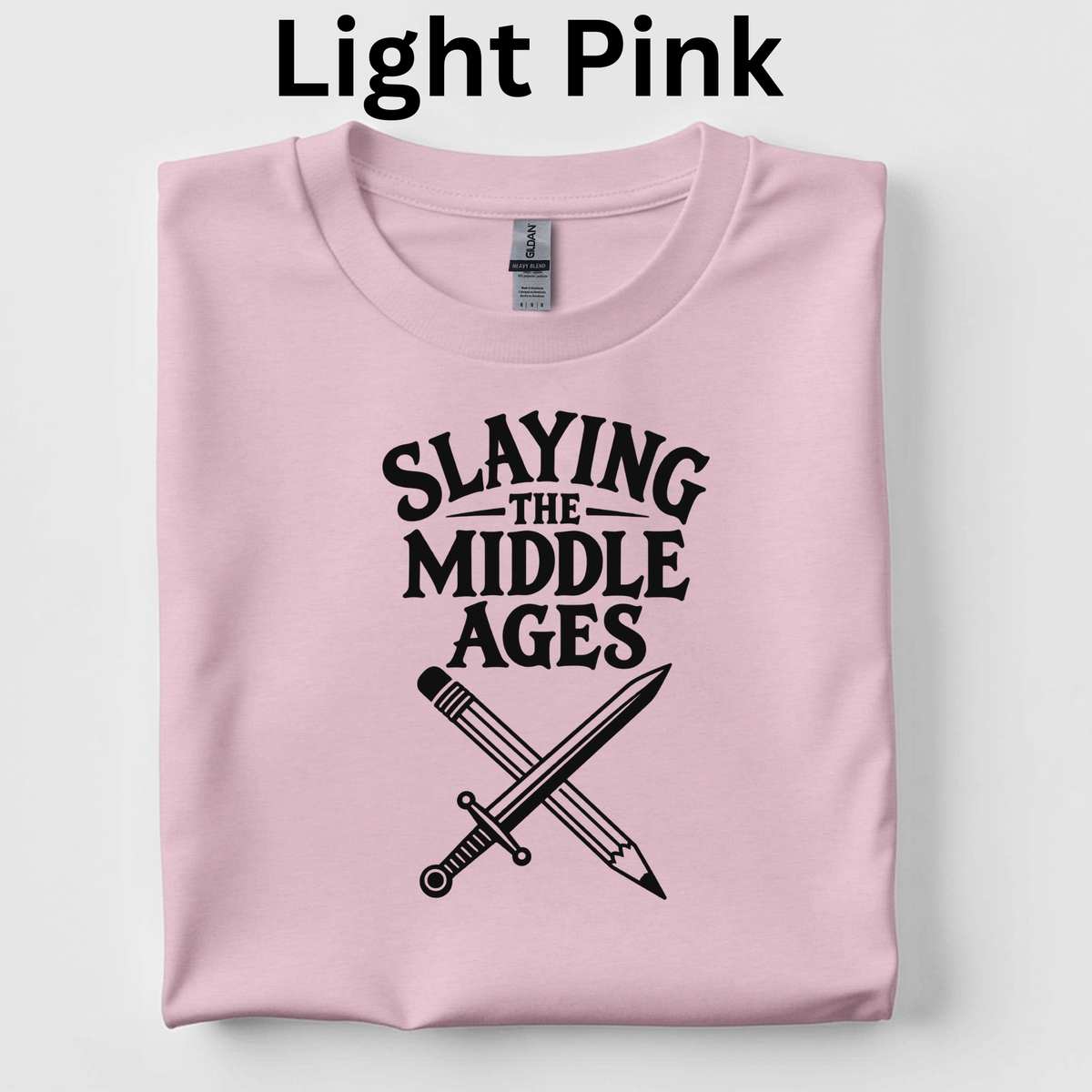 Slaying the Middle Ages Teacher Shirt | Slay the Day Medieval History T-Shirt | 4th Grade Classroom Tee