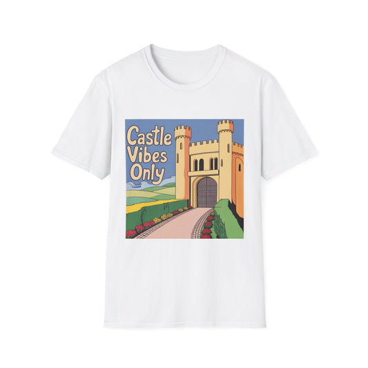 Castle Vibes Unisex T-Shirt, Fun Graphic Tee for Castle Lovers, Casual Wear, Gift for Travelers, Adventure Apparel