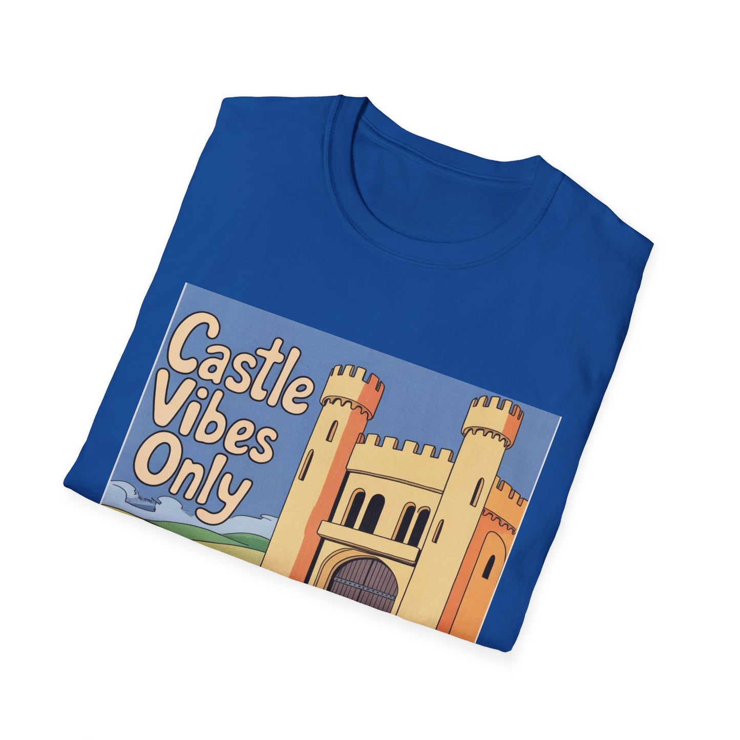 Castle Vibes Unisex T-Shirt, Fun Graphic Tee for Castle Lovers, Casual Wear, Gift for Travelers, Adventure Apparel
