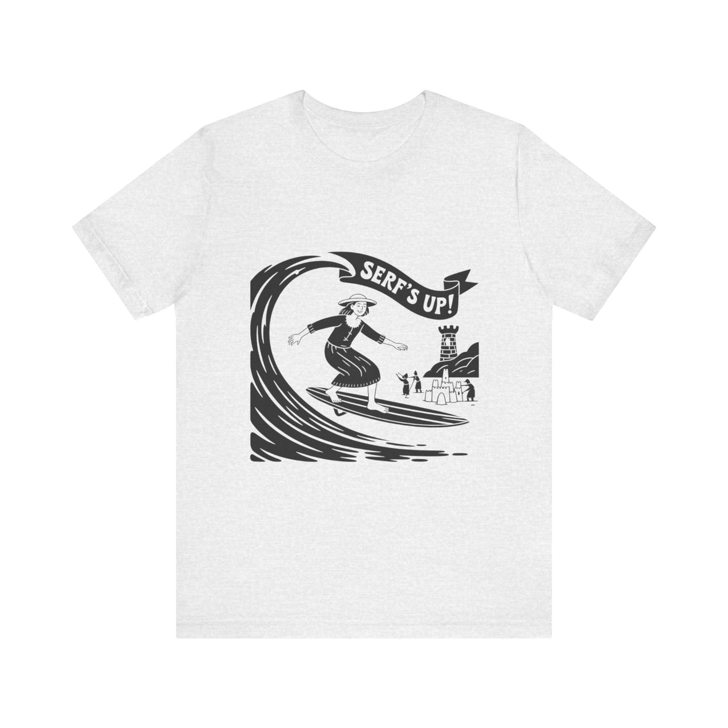 Surf's Up Unisex Tee - Perfect for Beach Days, Summer Parties, Surfing Enthusiasts, Casual Outings, Vacation Vibes