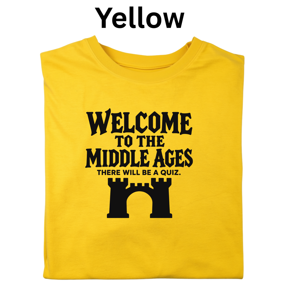 Welcome to the Middle Ages Teacher Shirt | Funny Medieval History T-Shirt | Fourth-Grade Classroom Tee