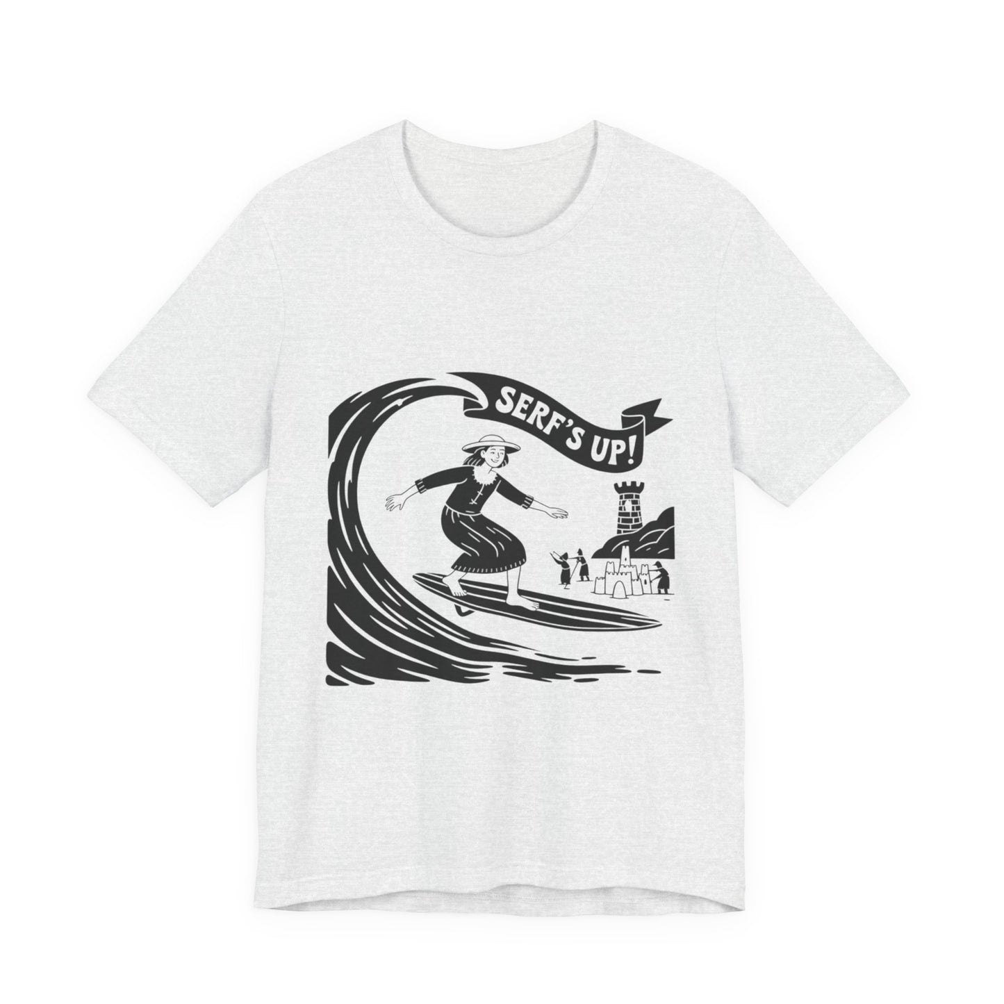 Surf's Up Unisex Tee - Perfect for Beach Days, Summer Parties, Surfing Enthusiasts, Casual Outings, Vacation Vibes