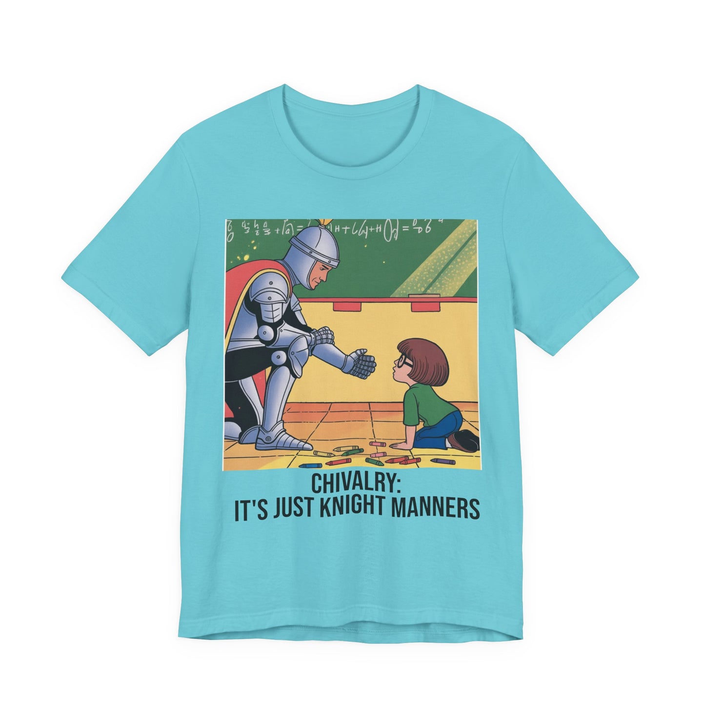 Chivalry Knight T-Shirt, Fun Graphic Tee, Unisex Casual Top, Gift for Gamers, Unique Humor Apparel, Funny Outfit for Friends