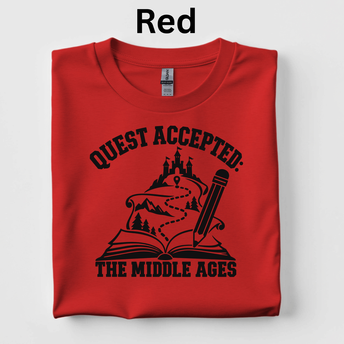 Quest Accepted: The Middle Ages T-Shirt – CKLA Grade 4 Teacher Tee