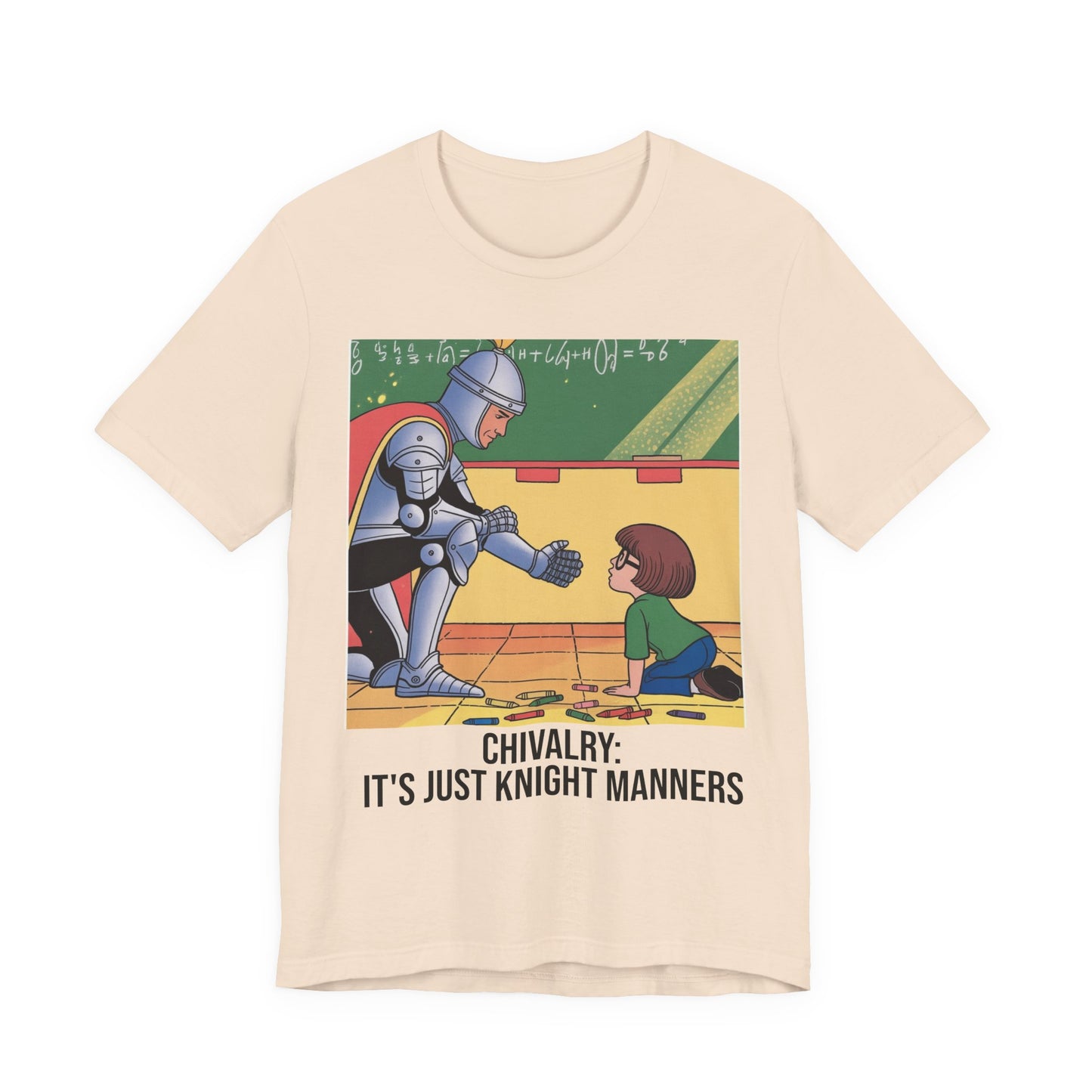 Chivalry Knight T-Shirt, Fun Graphic Tee, Unisex Casual Top, Gift for Gamers, Unique Humor Apparel, Funny Outfit for Friends
