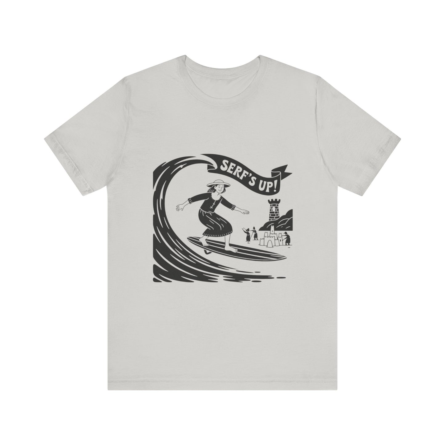 Surf's Up Unisex Tee - Perfect for Beach Days, Summer Parties, Surfing Enthusiasts, Casual Outings, Vacation Vibes