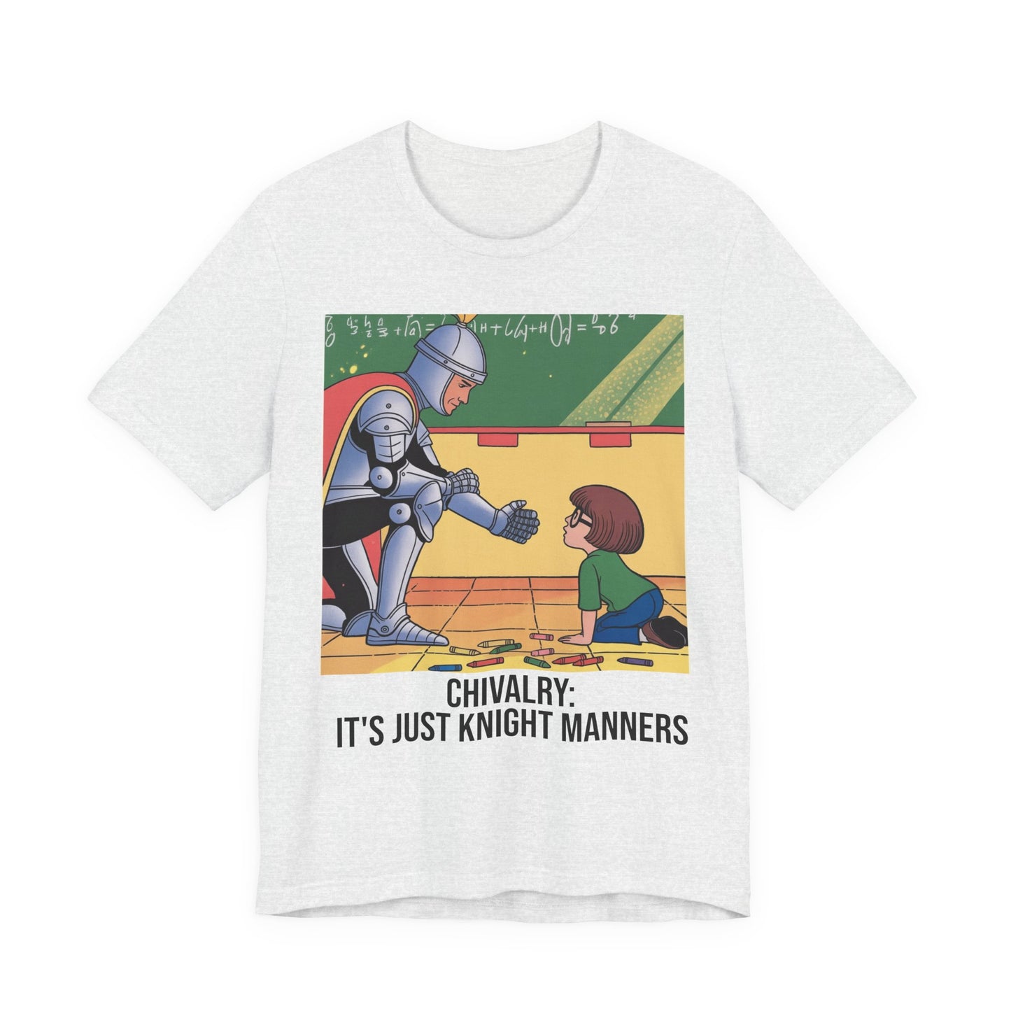 Chivalry Knight T-Shirt, Fun Graphic Tee, Unisex Casual Top, Gift for Gamers, Unique Humor Apparel, Funny Outfit for Friends