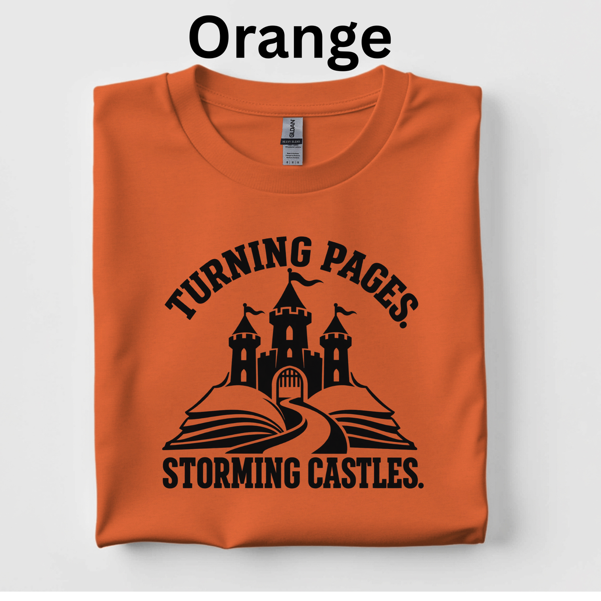 Turning Pages, Storming Castles T-Shirt – CKLA Grade 4 Middle Ages Teacher Tee