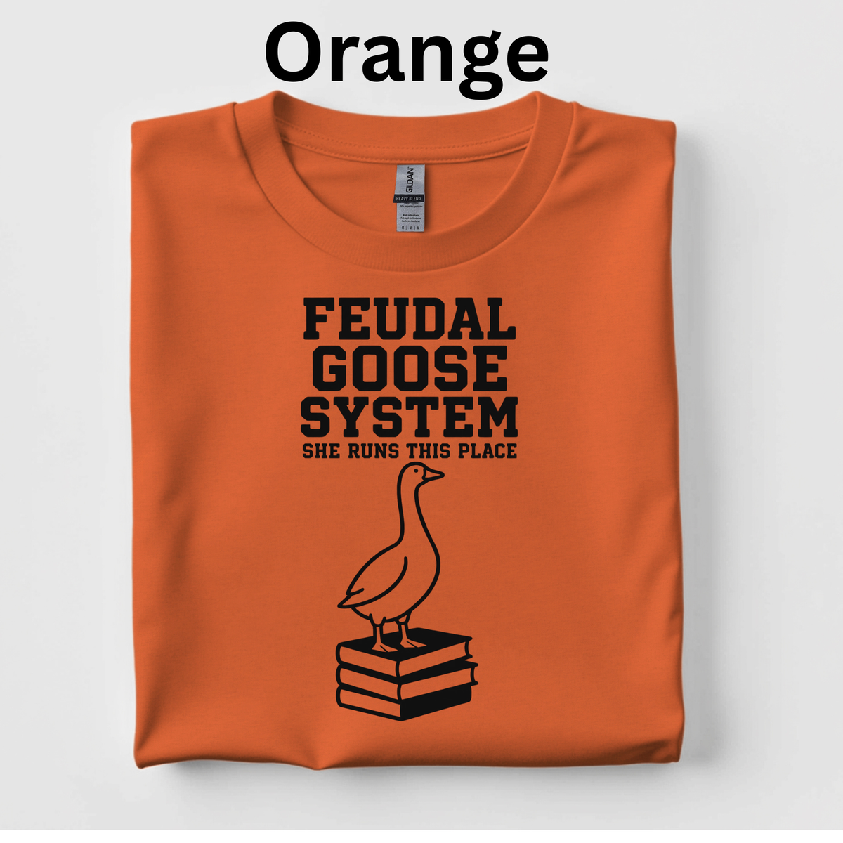 Feudal Goose System Teacher Shirt | Funny Medieval Goose T-Shirt | Feudalism History Classroom Tee